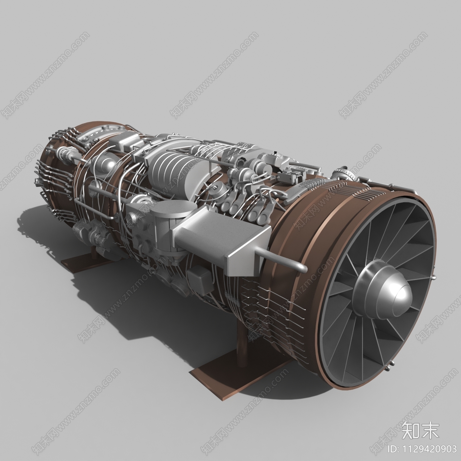 航空发动机3D模型下载【ID:1129420903】