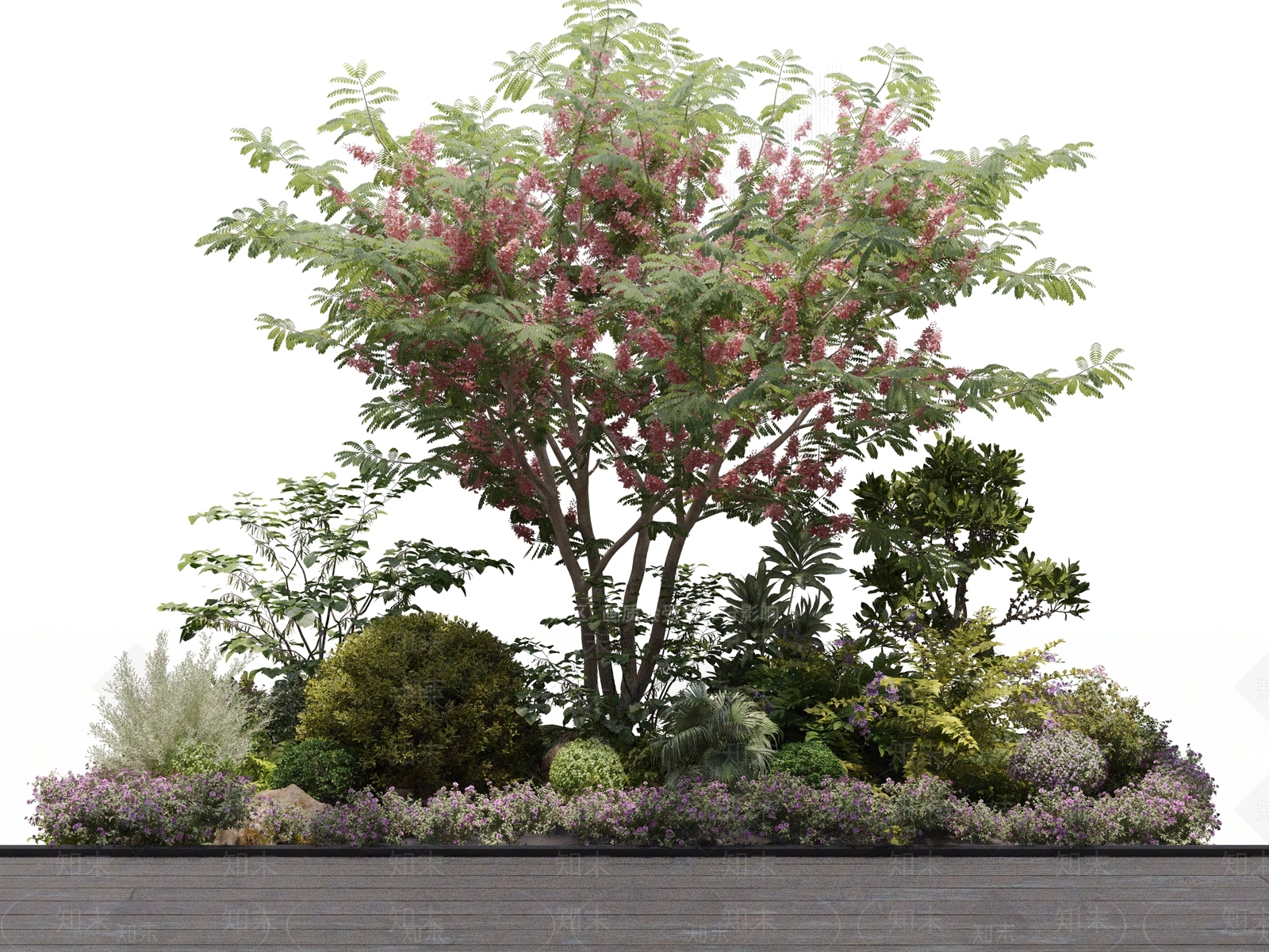 花坛3D模型下载【ID:1129423015】
