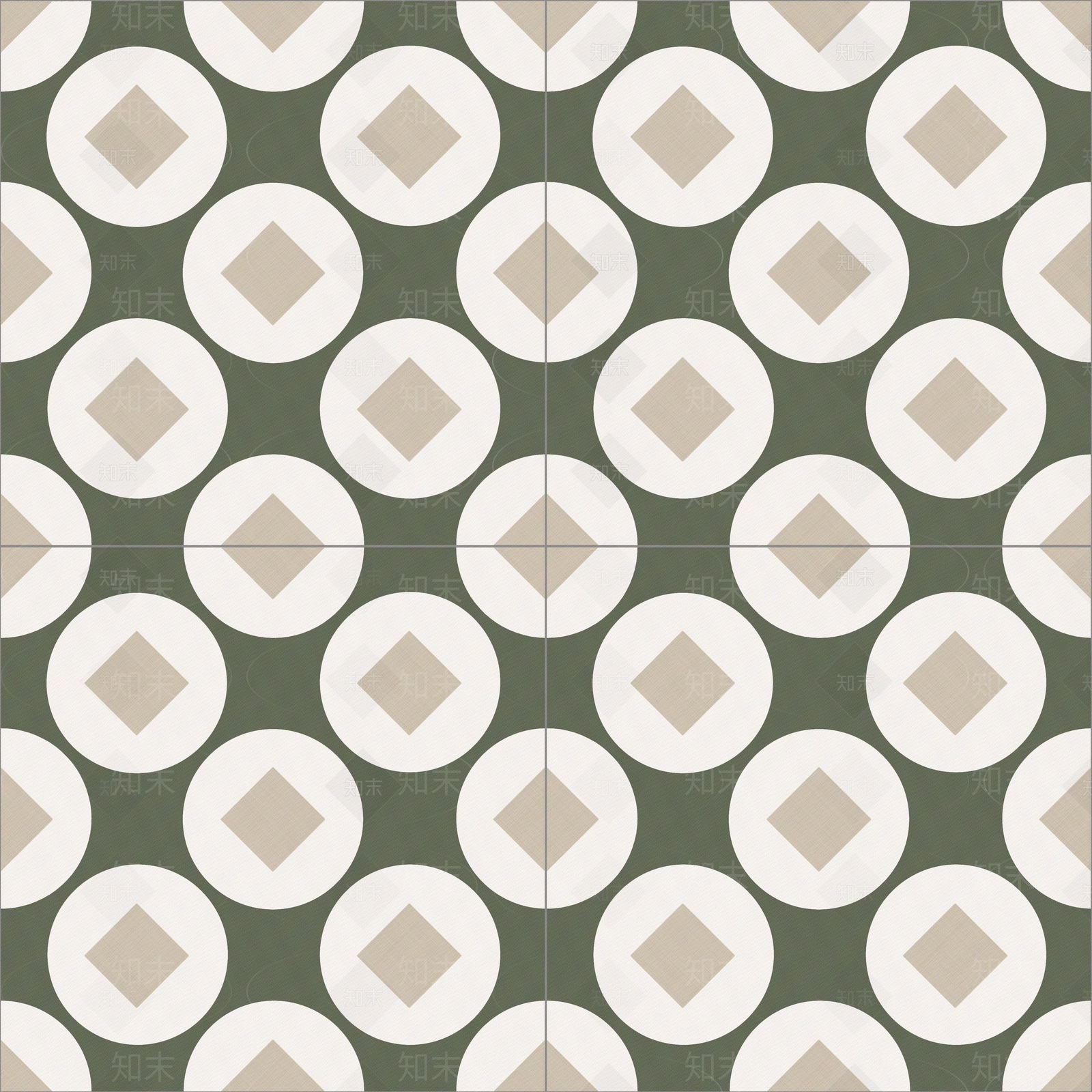 北欧复古拼色花砖贴图下载【ID:1129436254】