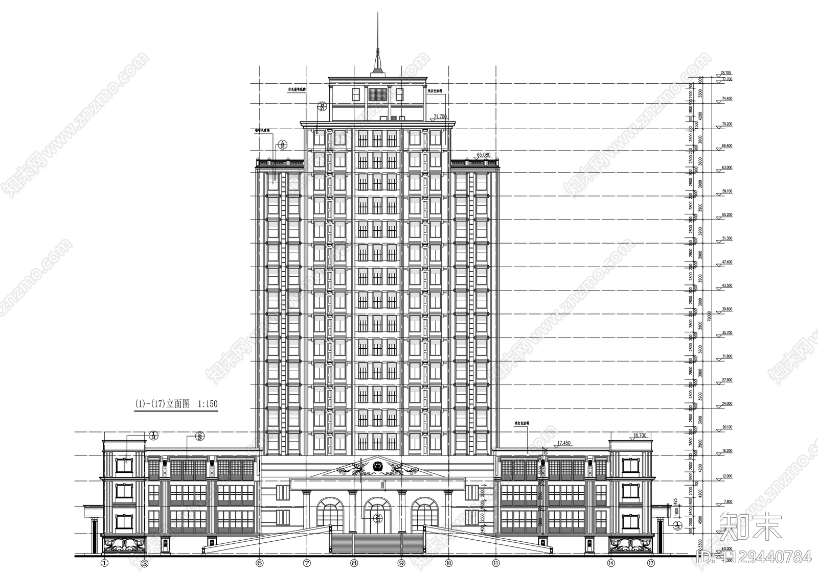 公安局全套建筑cad施工图下载【ID:1129440784】
