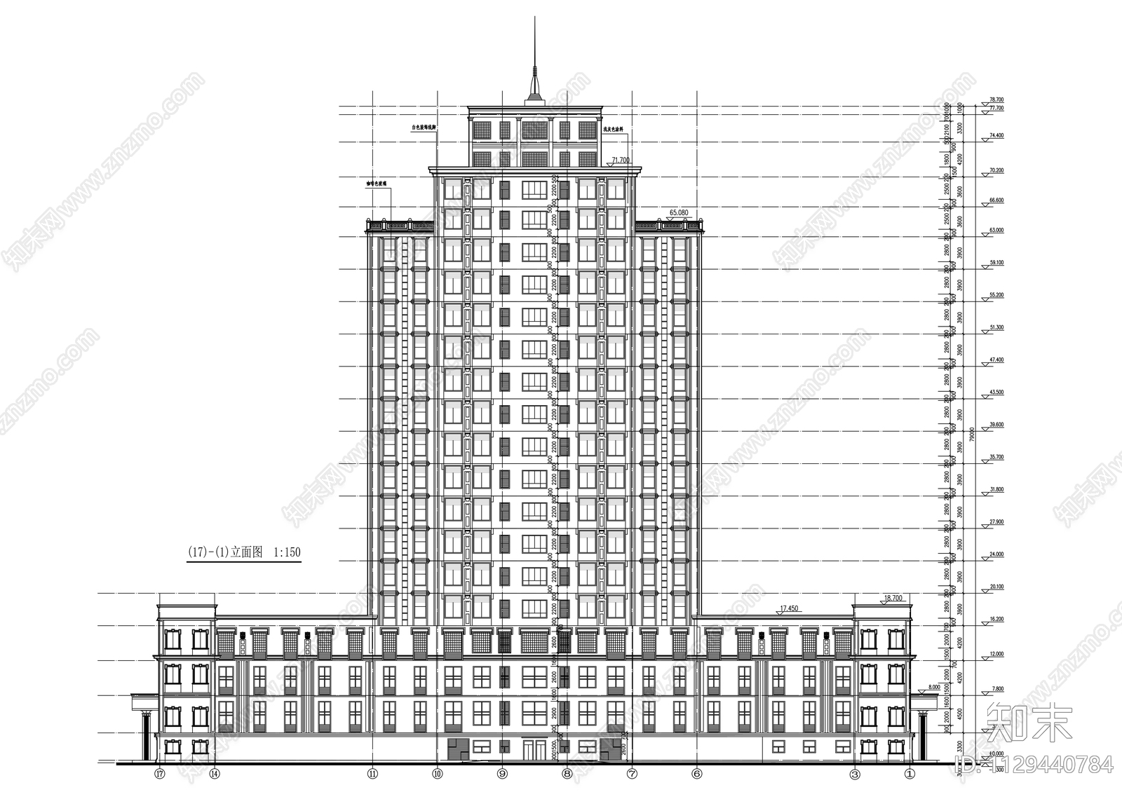 公安局全套建筑cad施工图下载【ID:1129440784】