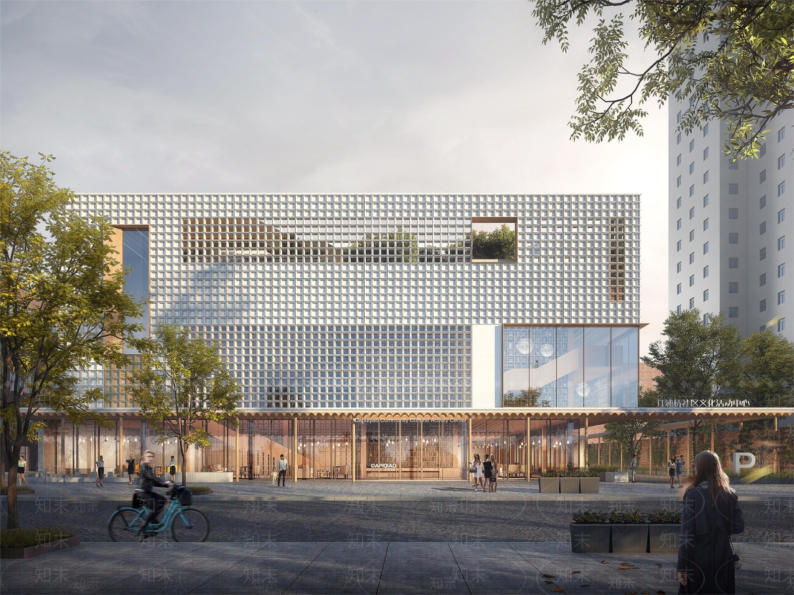 现代社区活动中心SU模型下载【ID:1129446629】