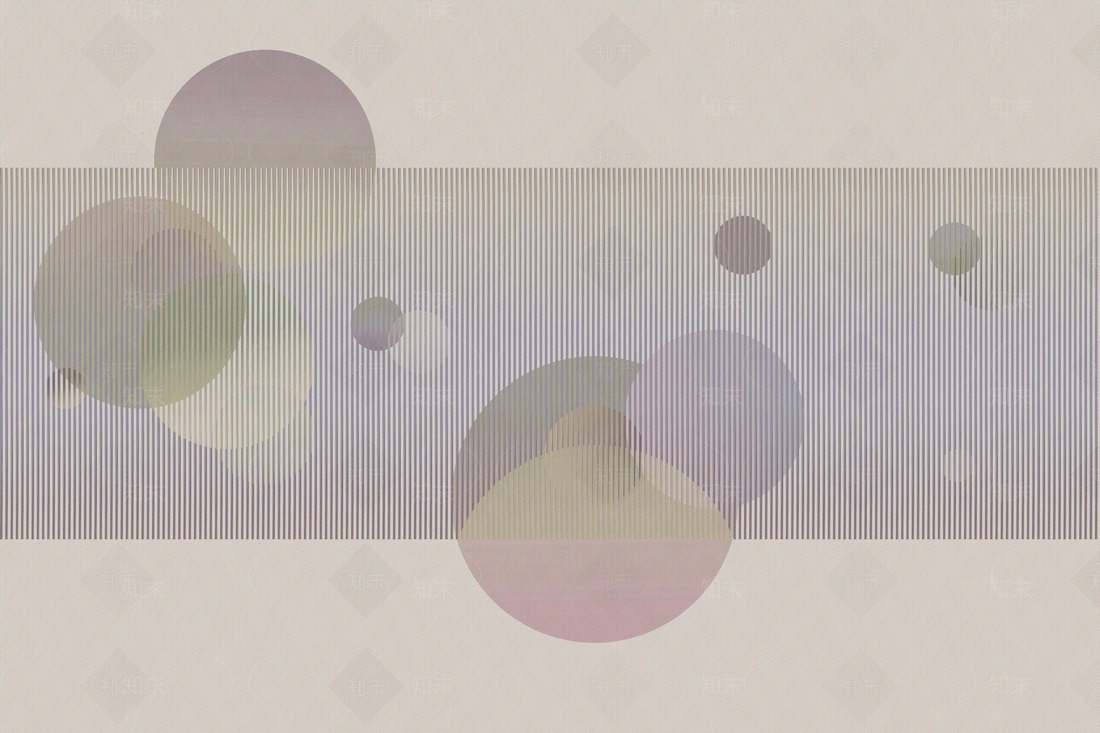 灰紫色条纹圆形图案几何壁纸壁画贴图下载【ID:1129458961】