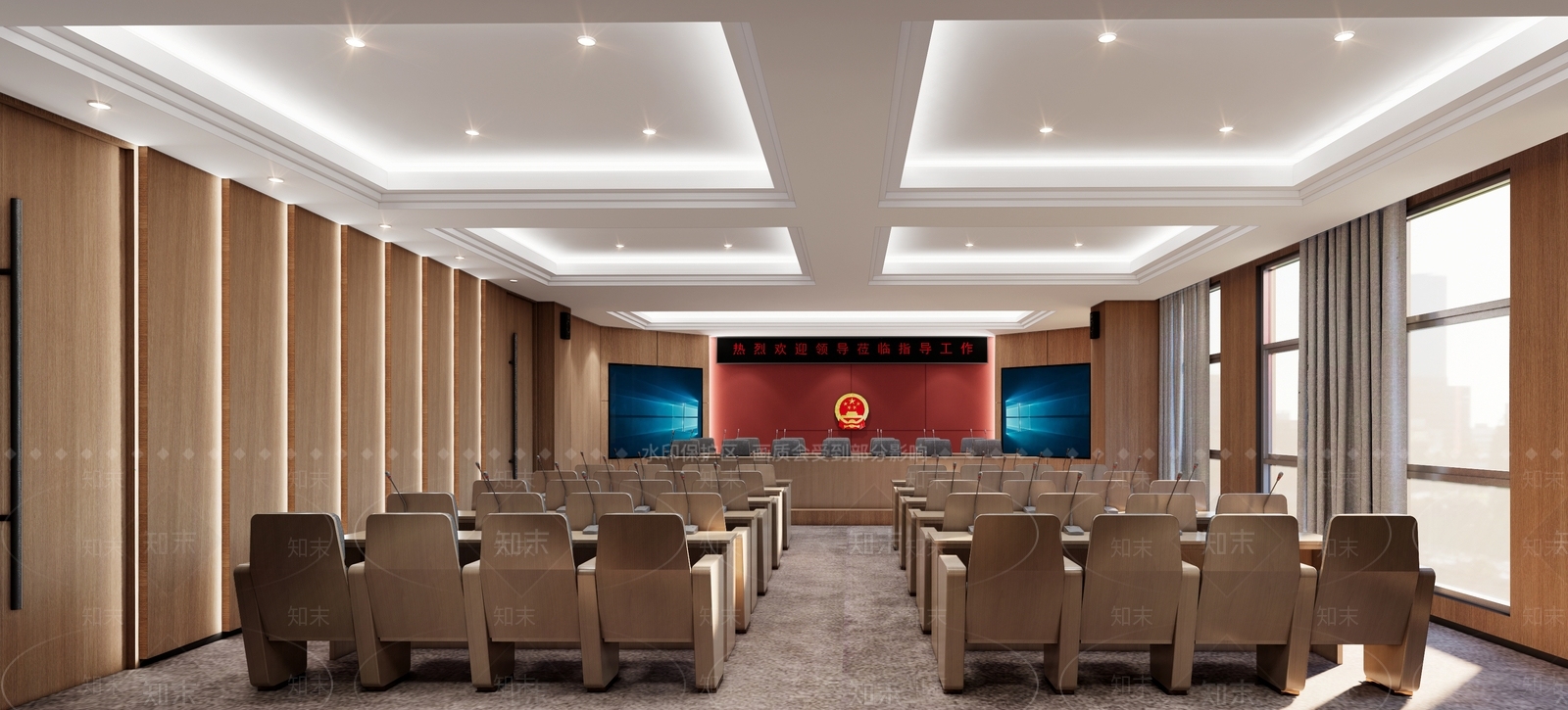 现代会议室SU模型下载【ID:1129473218】