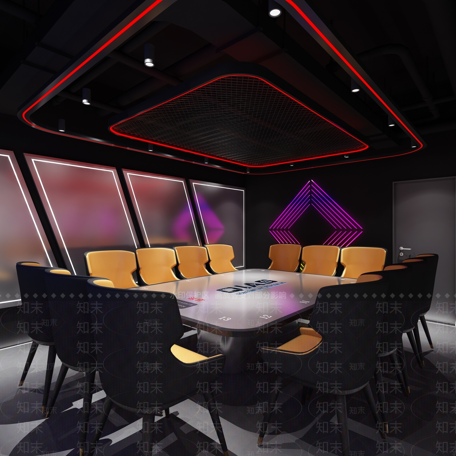 现代剧本杀店3D模型下载【ID:1129483809】