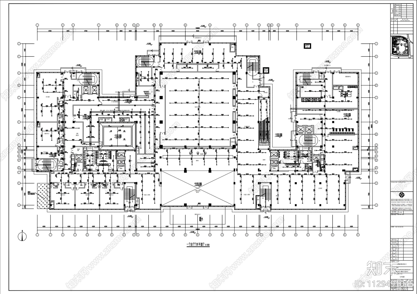 四星级国际酒店建筑暖通cad施工图下载【ID:1129491045】