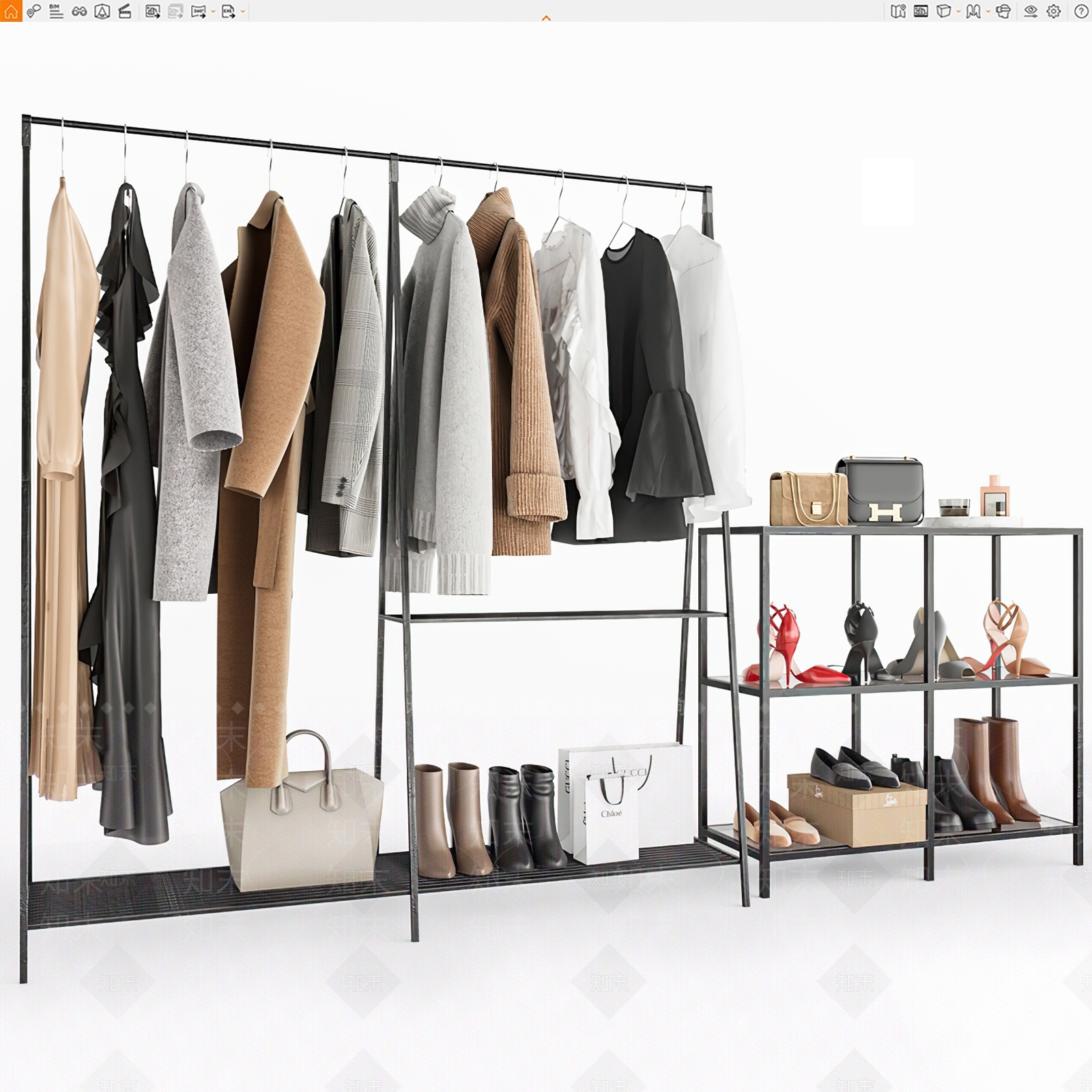 服装SU模型下载【ID:1129497546】