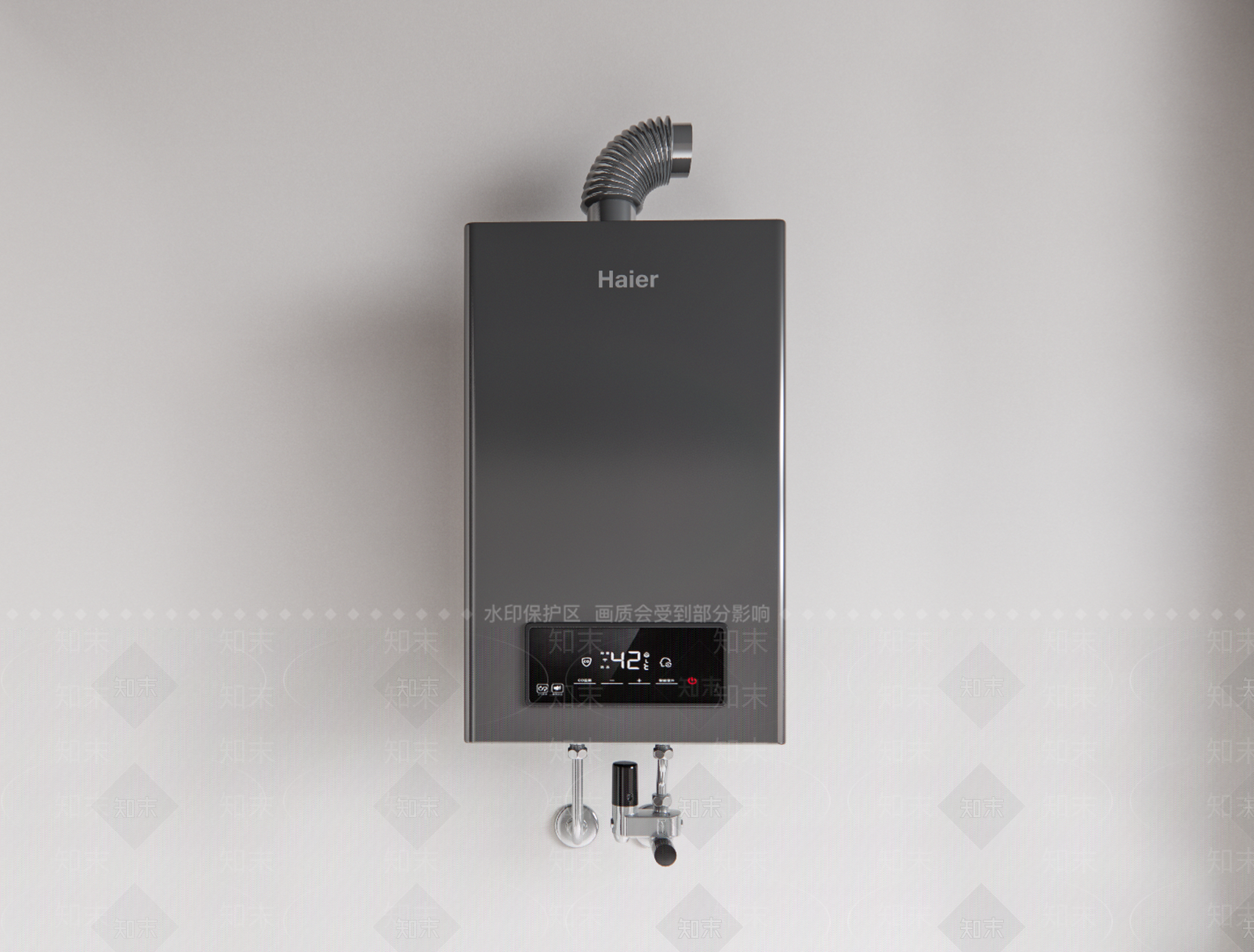 燃气热水器灰色SU模型下载【ID:1129512892】