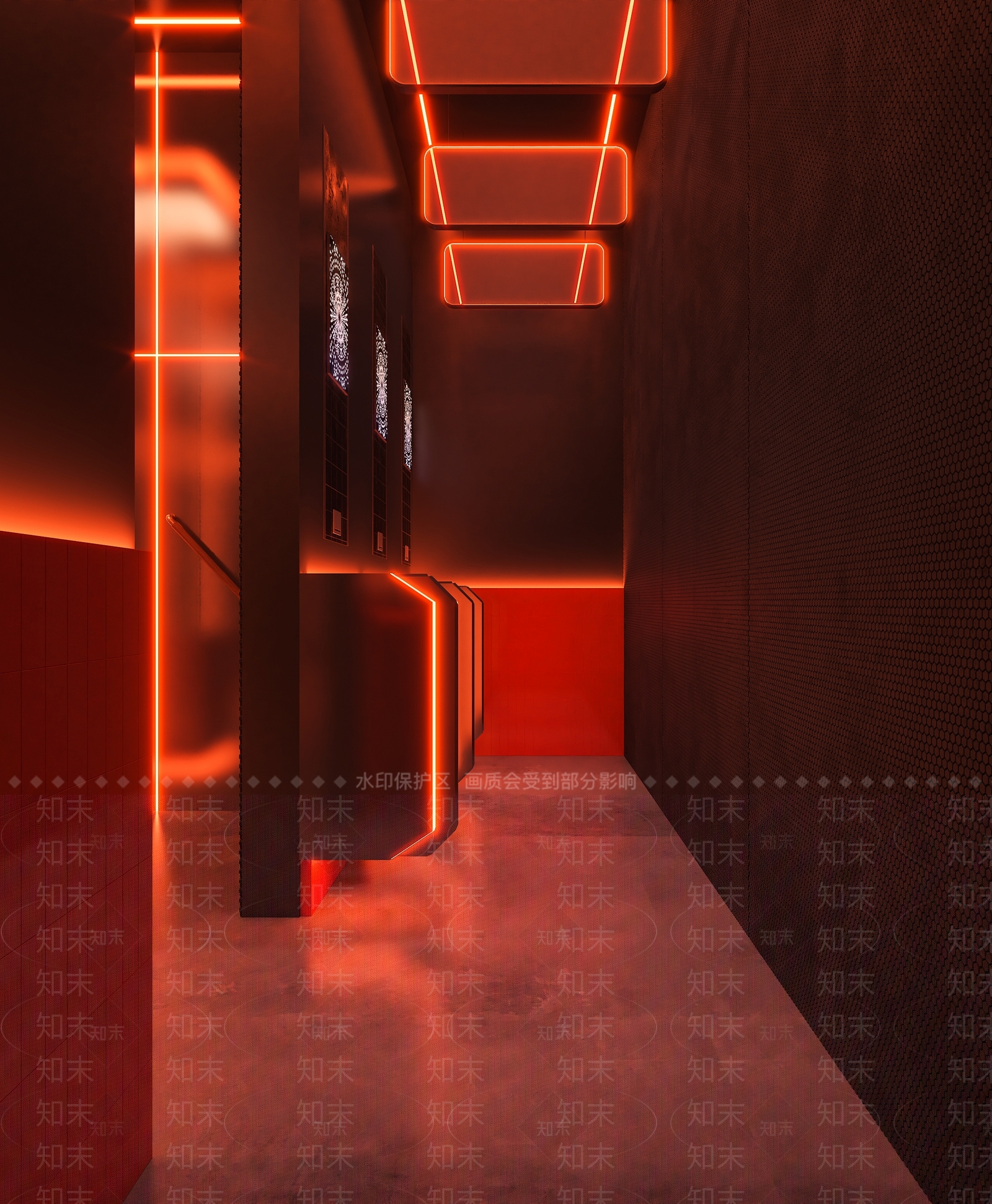 现代KTV卫生间3D模型下载【ID:1129532430】