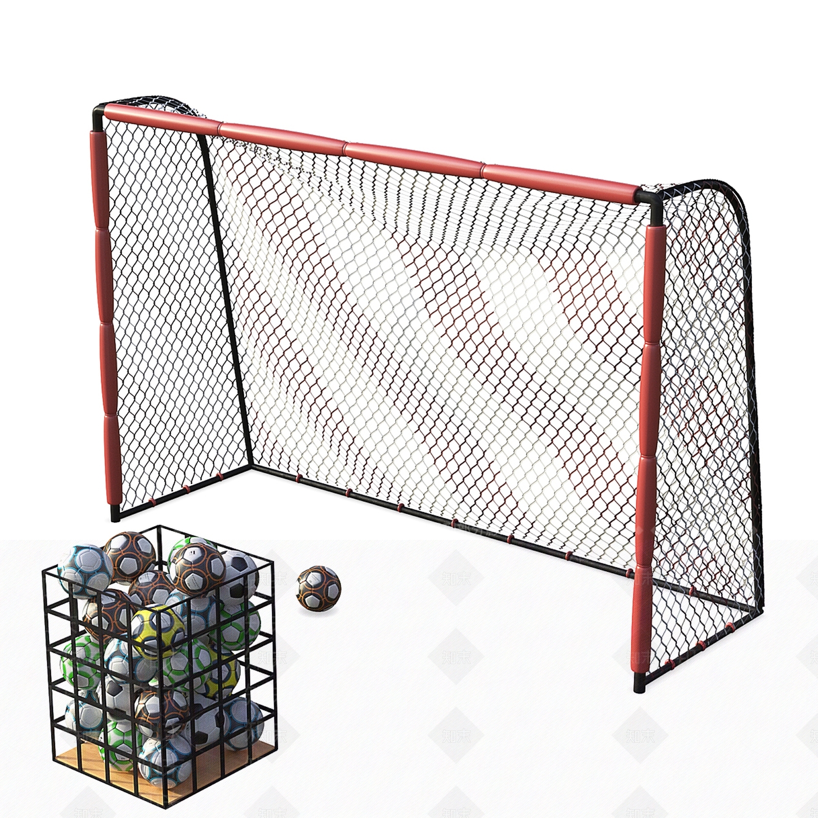 足球网3D模型下载【ID:1129532731】