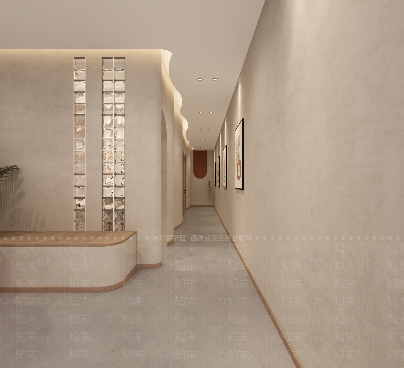 侘寂美容SPA店3D模型下载【ID:1129537449】