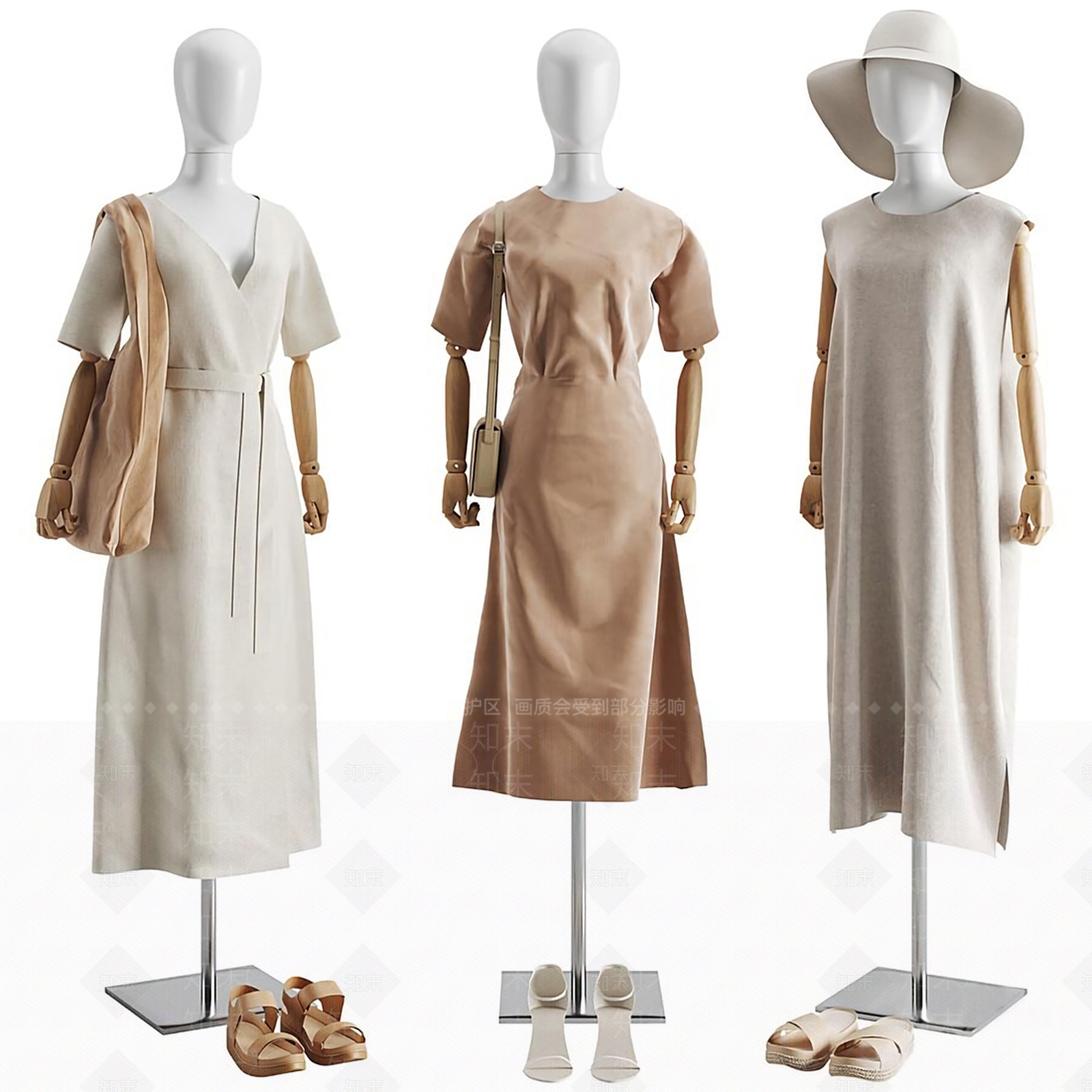 橱窗模特SU模型下载【ID:1129548052】