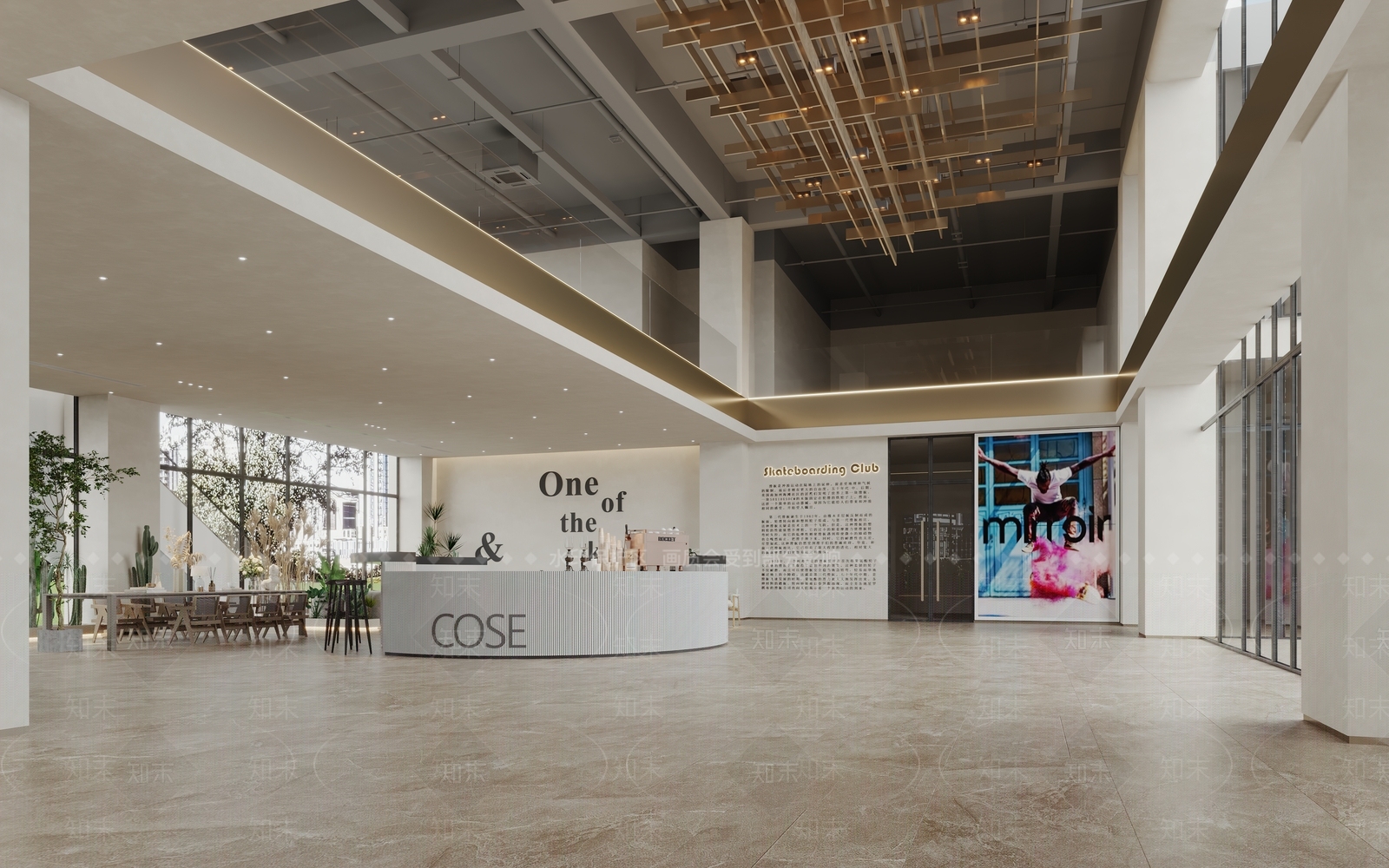 现代公司大堂3D模型下载【ID:1129548685】