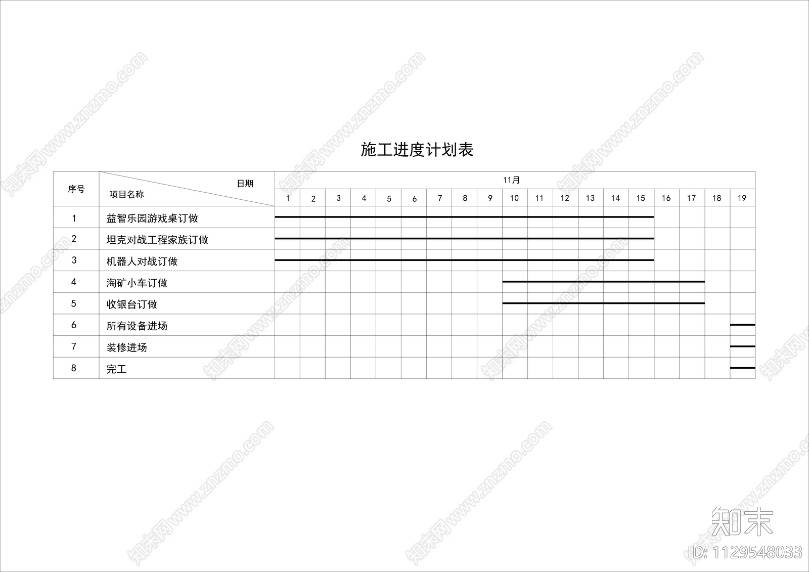 儿童乐园室内cad施工图下载【ID:1129548033】