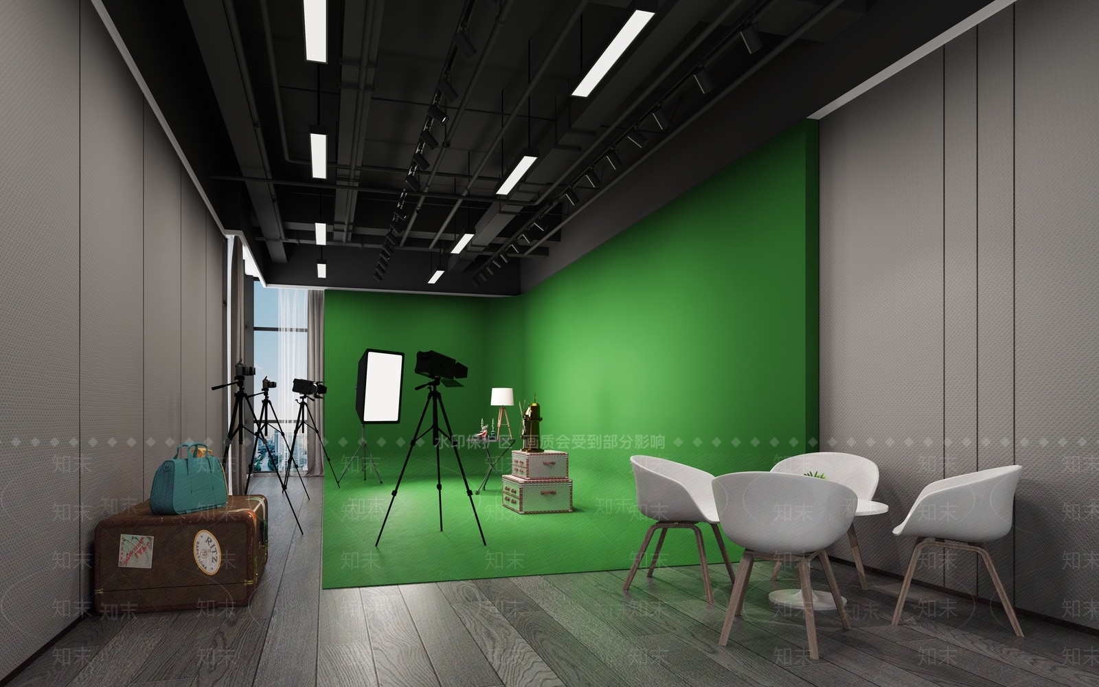工业风摄影室3D模型下载【ID:1129559712】