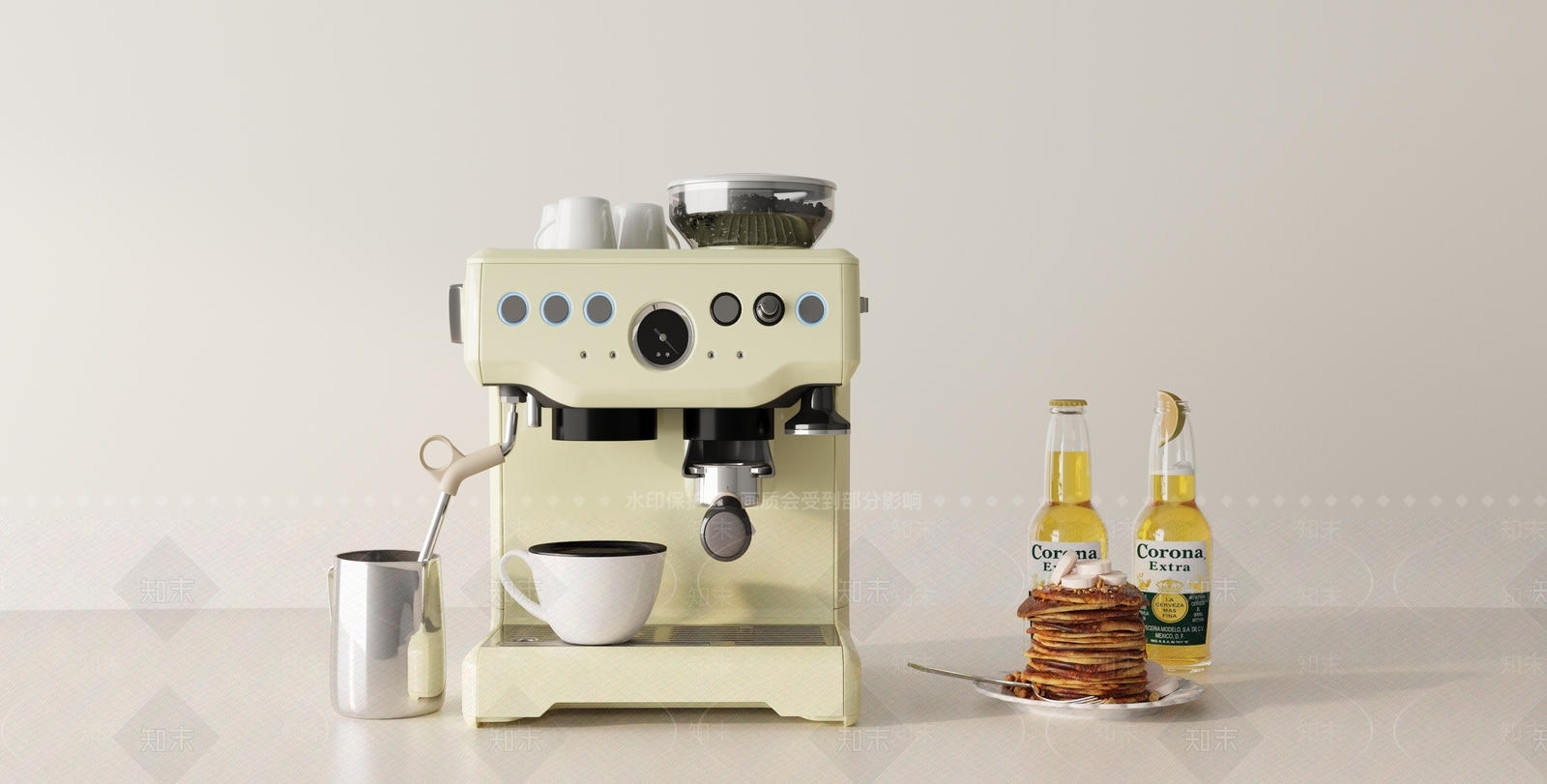 咖啡机3D模型下载【ID:1129575248】