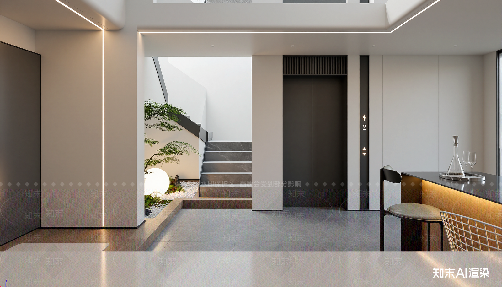 现代客餐厅3D模型下载【ID:1221926285】