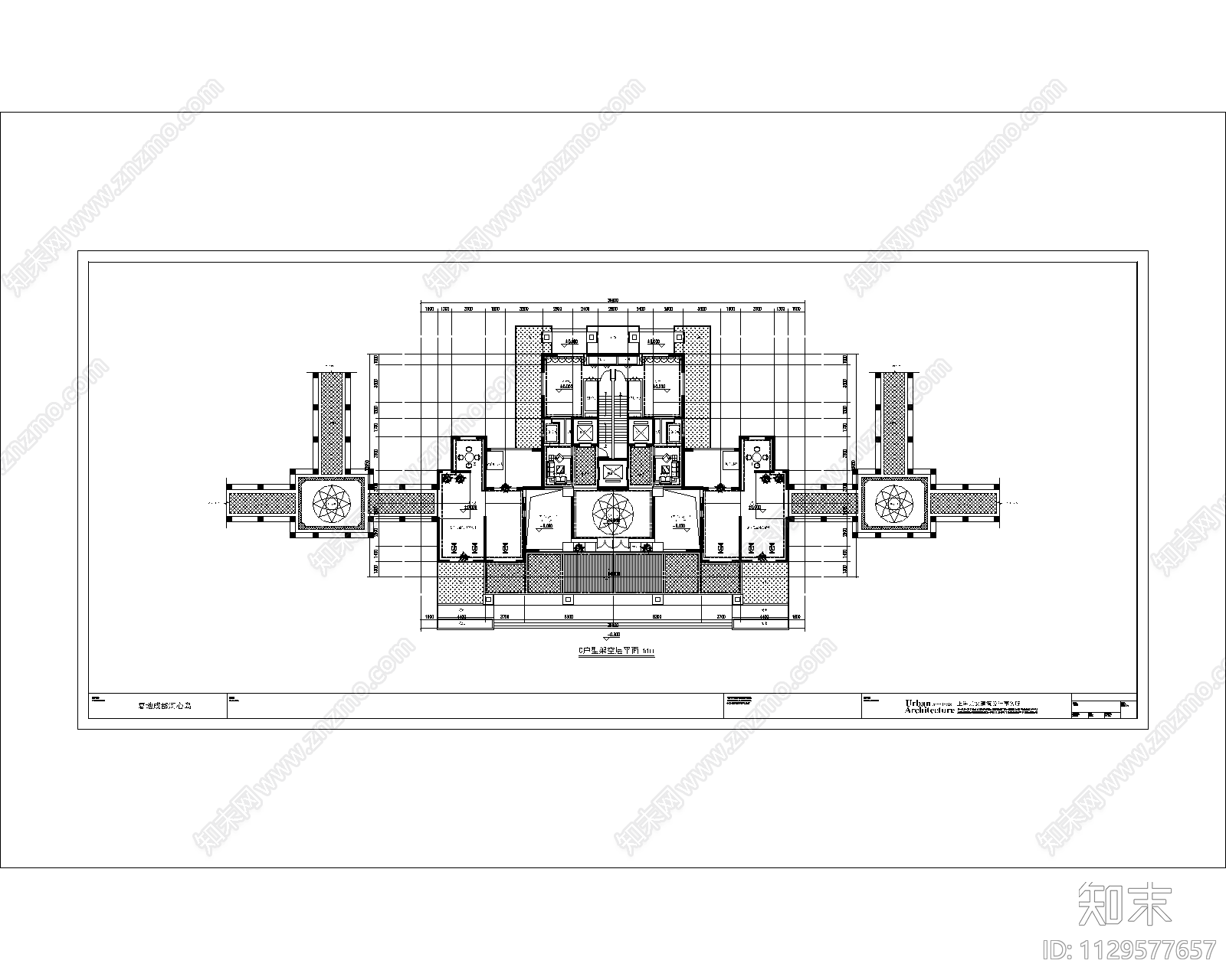 精选超新豪宅大平层概念方案平面方案图cad施工图下载【ID:1129577657】