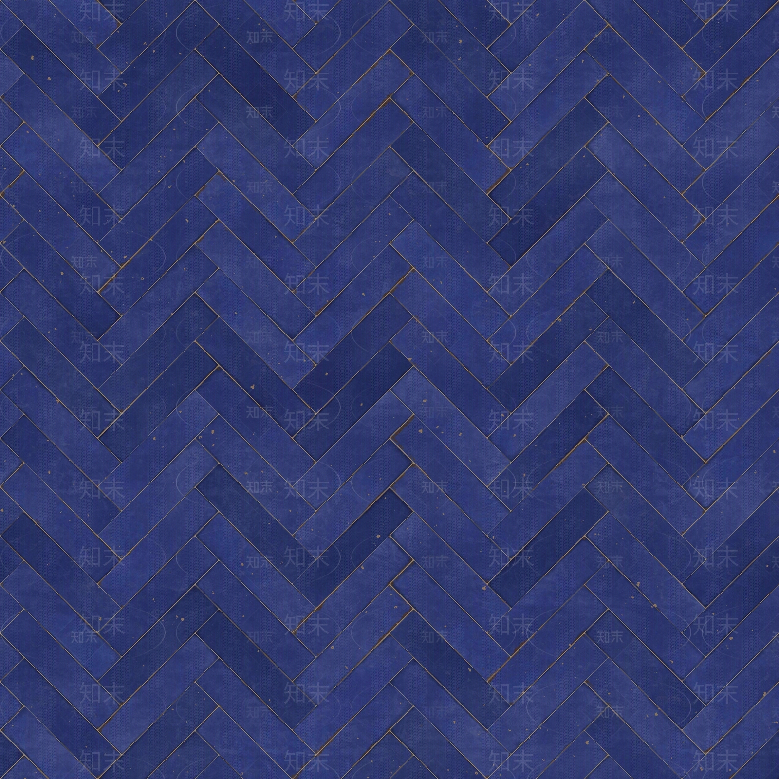 深蓝色仿木纹人字拼接瓷砖贴图下载【ID:1129589768】