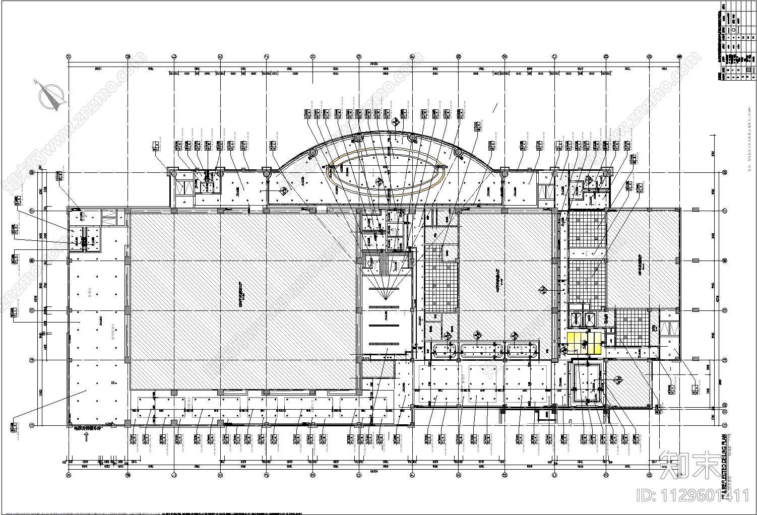 电视台大楼室内装饰cad施工图下载【ID:1129601411】