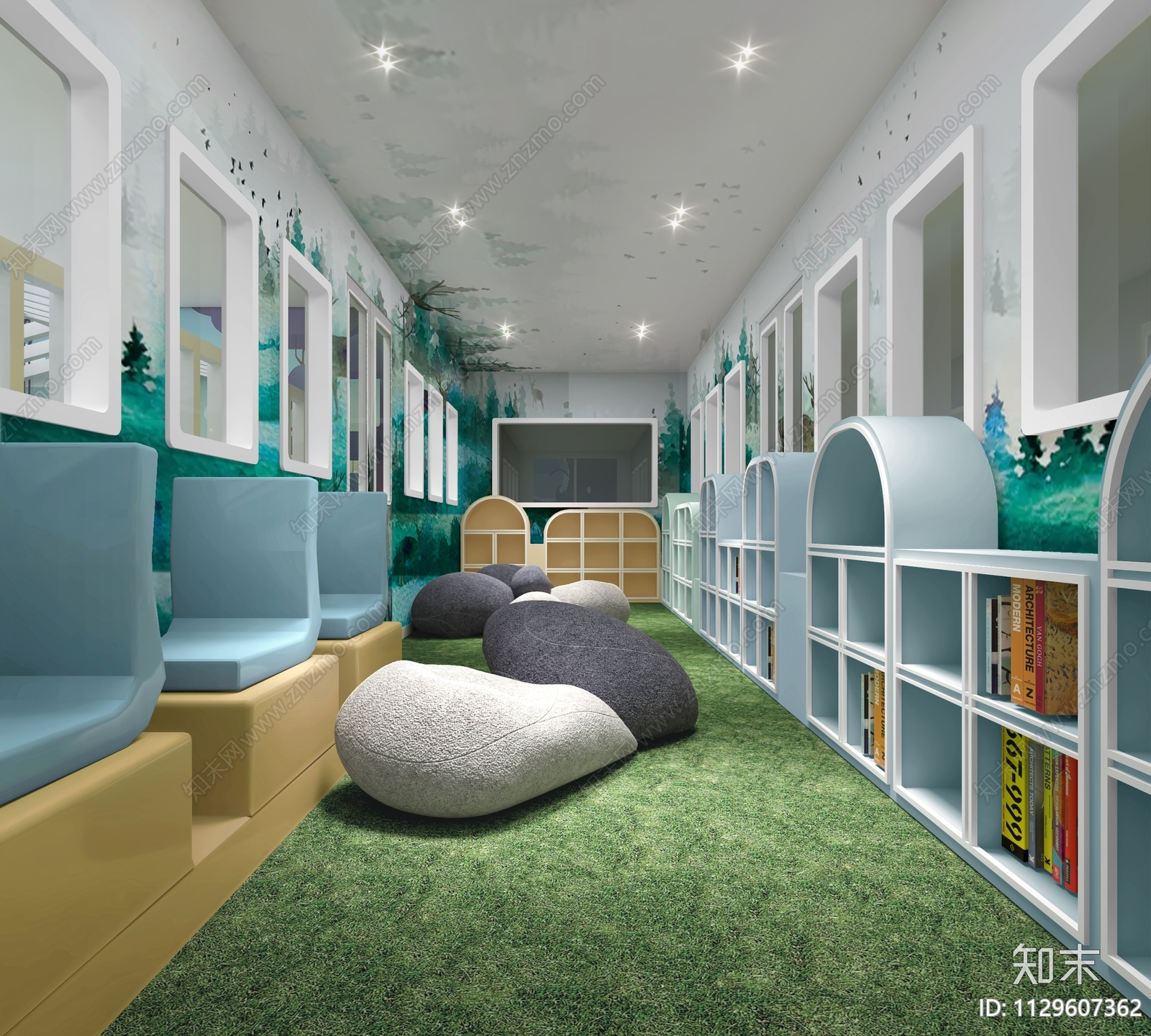 儿童乐园室内装饰cad施工图下载【ID:1129607362】