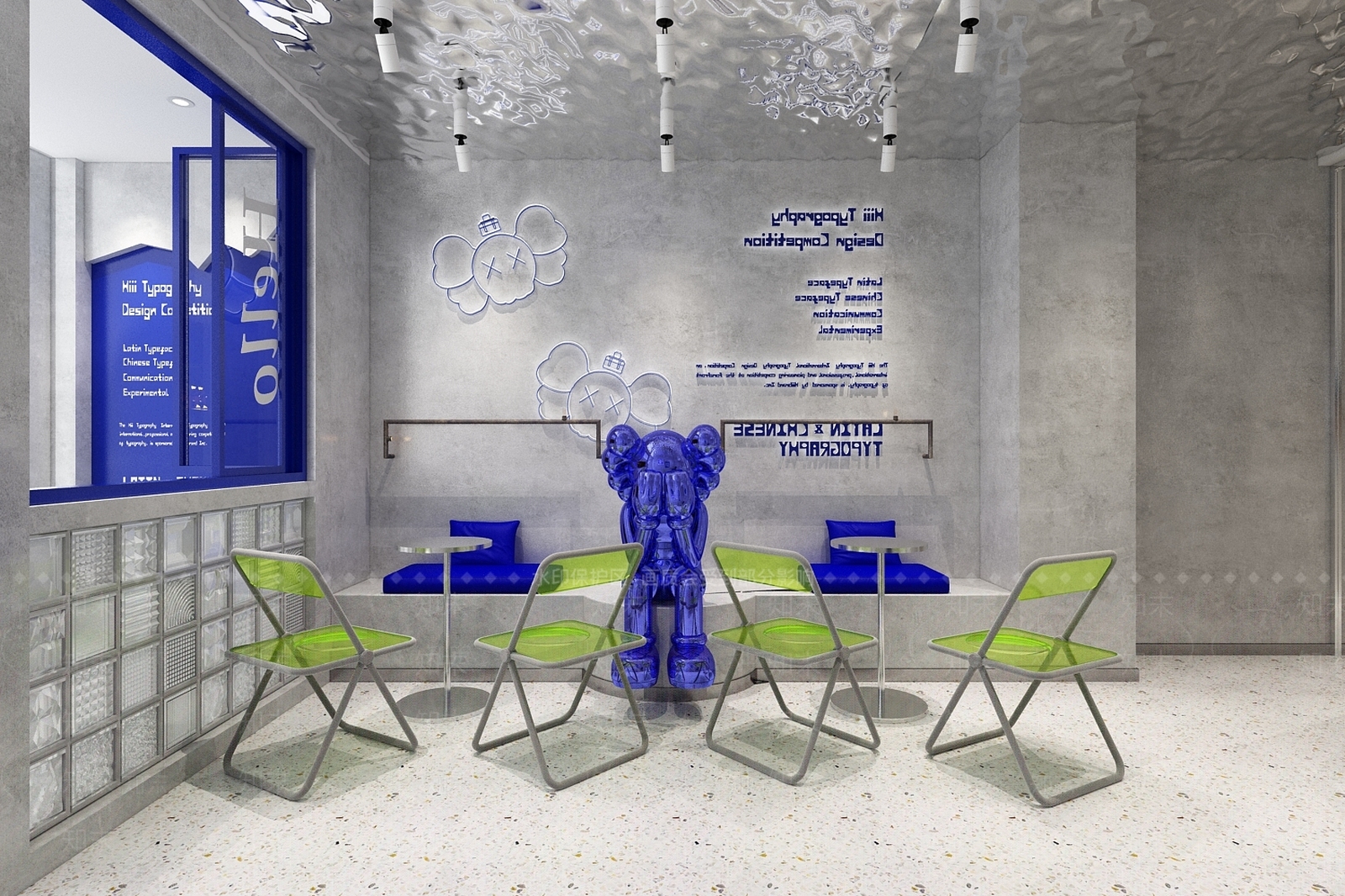 工业风奶茶店3D模型下载【ID:1129618015】