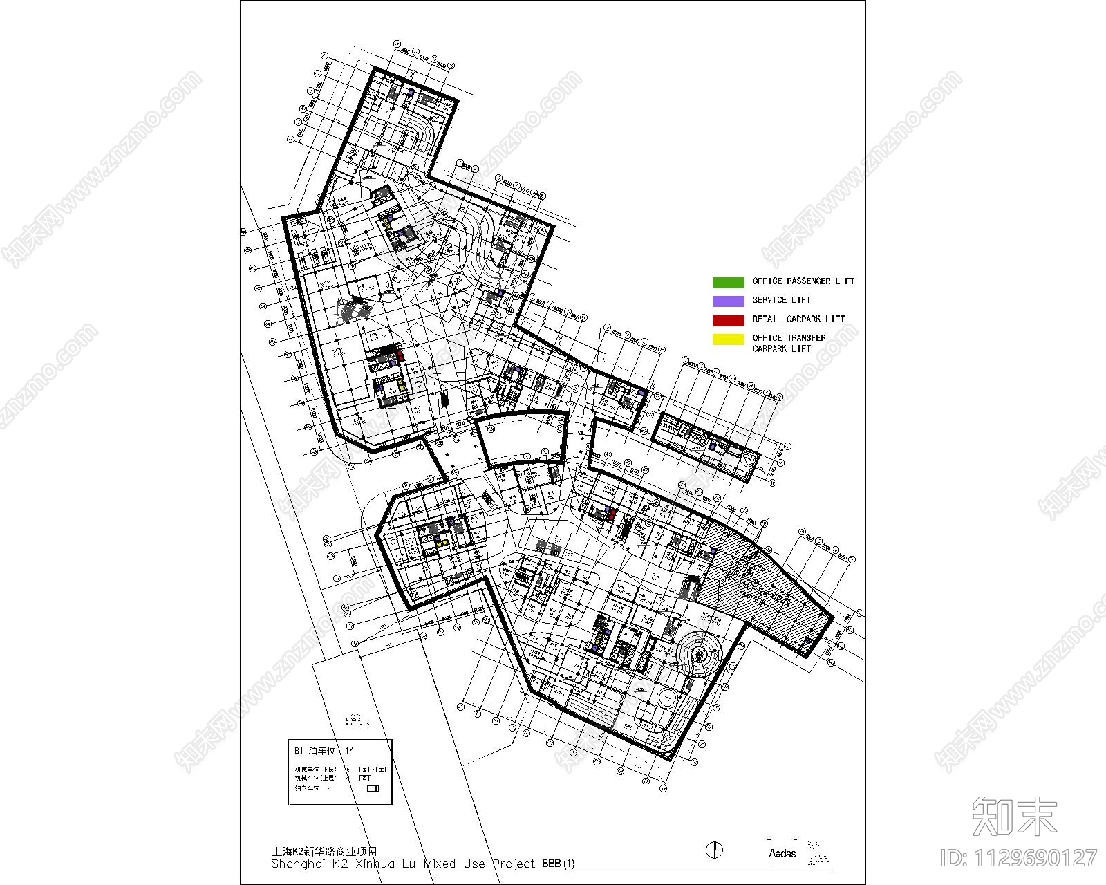 时代广场装修规划cad施工图下载【ID:1129690127】