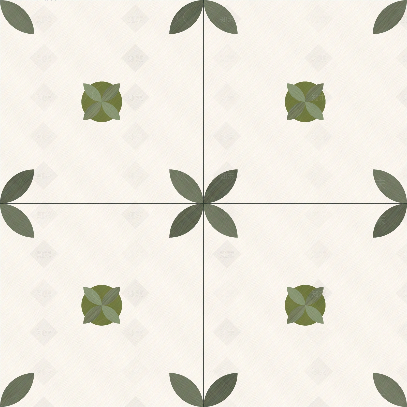 橄榄绿木纹石材拼色花砖贴图下载【ID:1129645738】