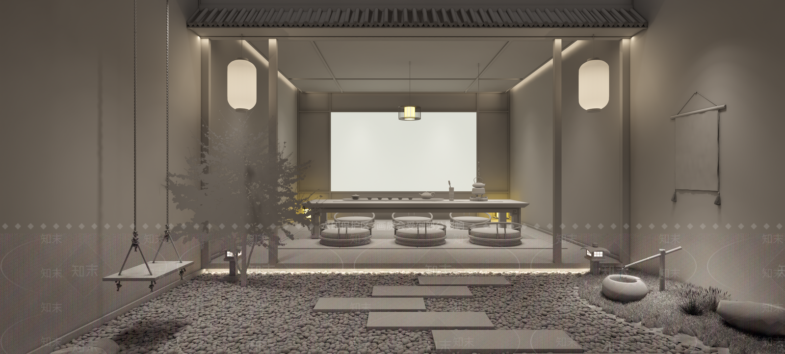 日式剧本杀SU模型下载【ID:1129672116】