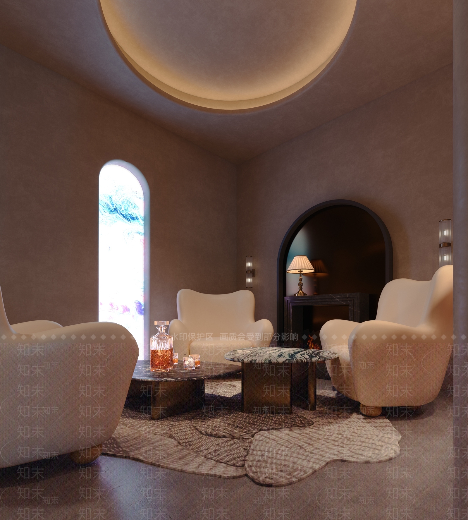 侘寂酒吧包间3D模型下载【ID:1129682784】