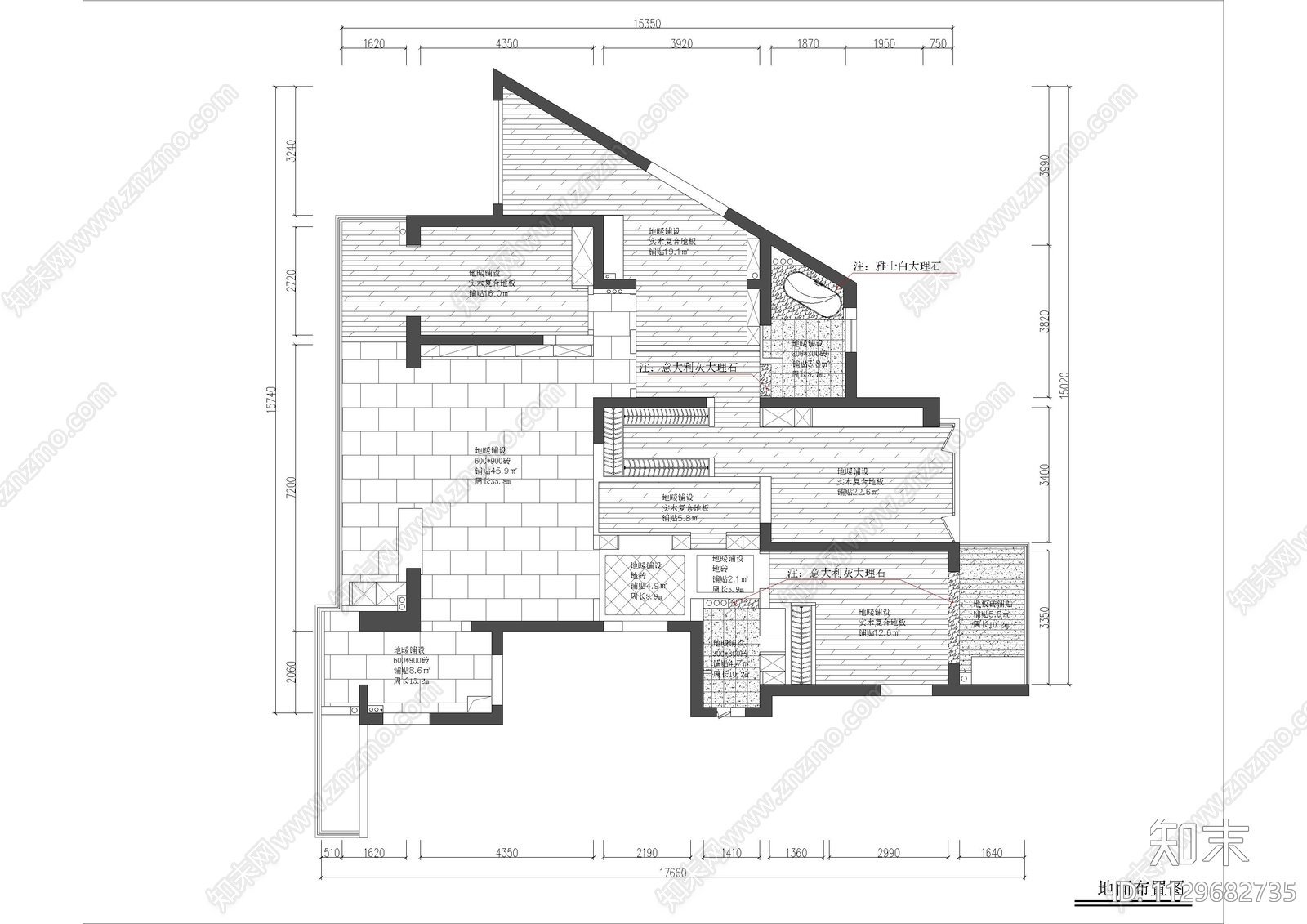 238平大平层室内效果图cad施工图下载【ID:1129682735】