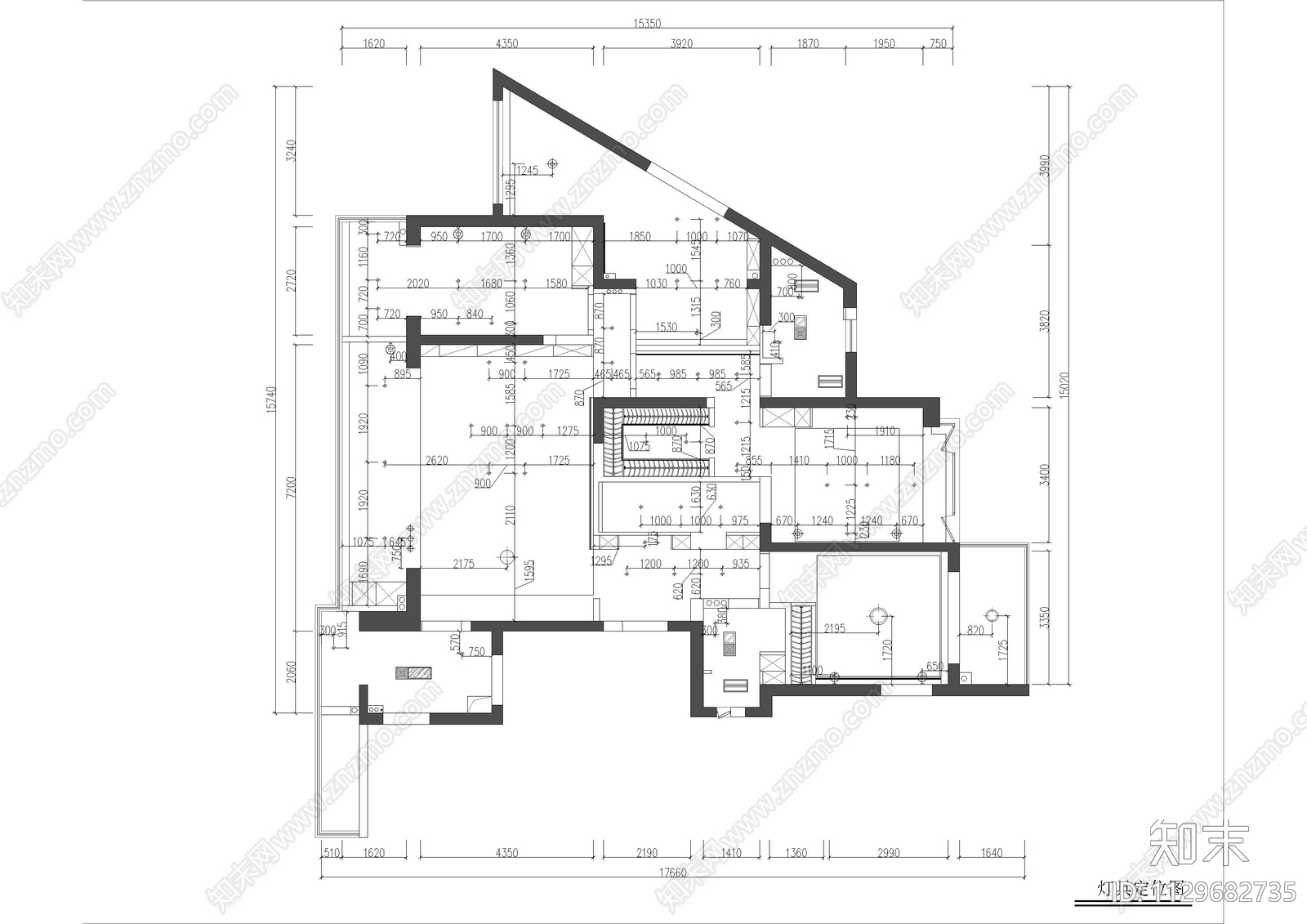 238平大平层室内效果图cad施工图下载【ID:1129682735】