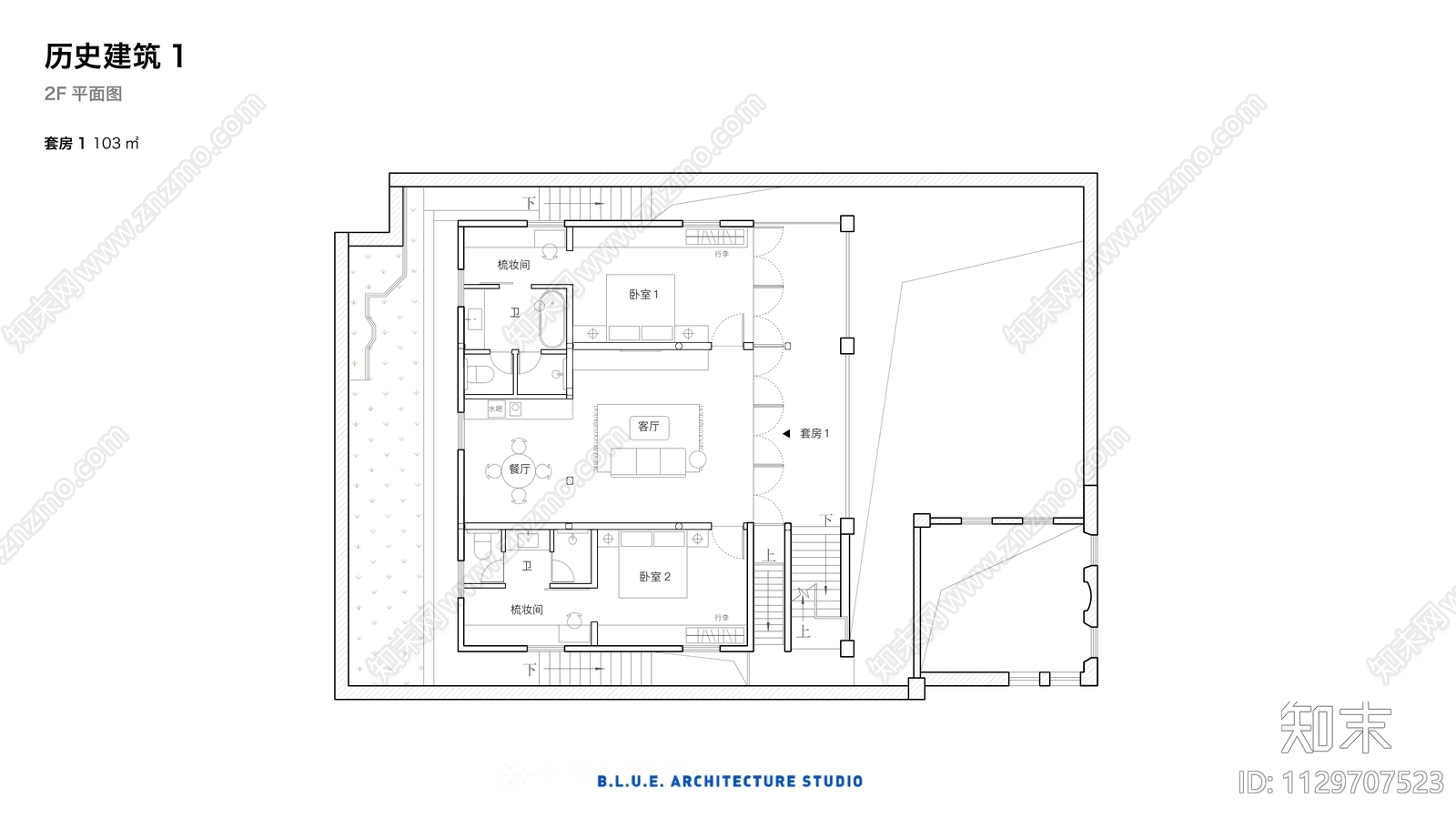 民宿cad施工图下载【ID:1129707523】