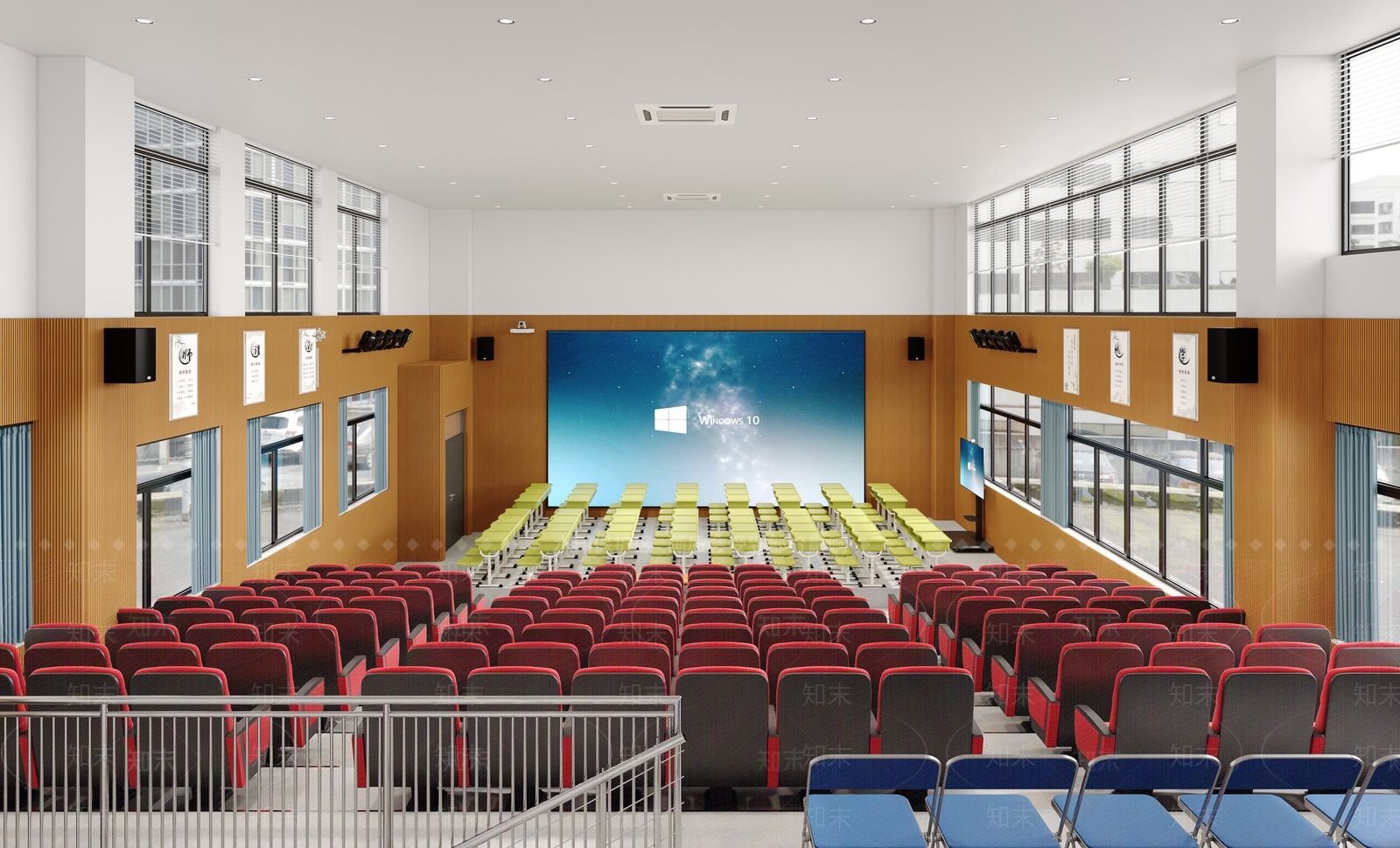 现代报告厅3D模型下载【ID:1129716010】