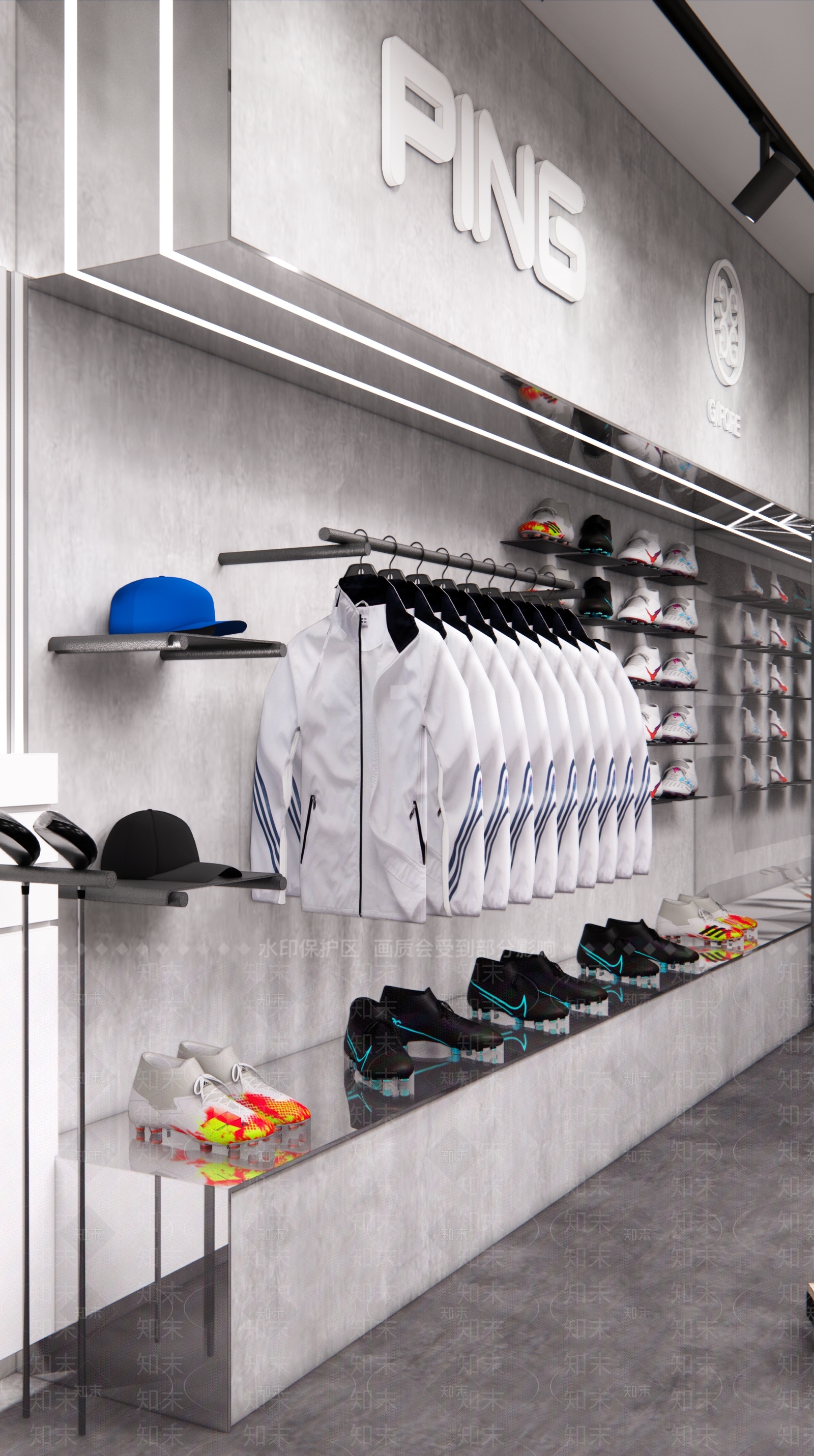 现代服装店SU模型下载【ID:1129721924】
