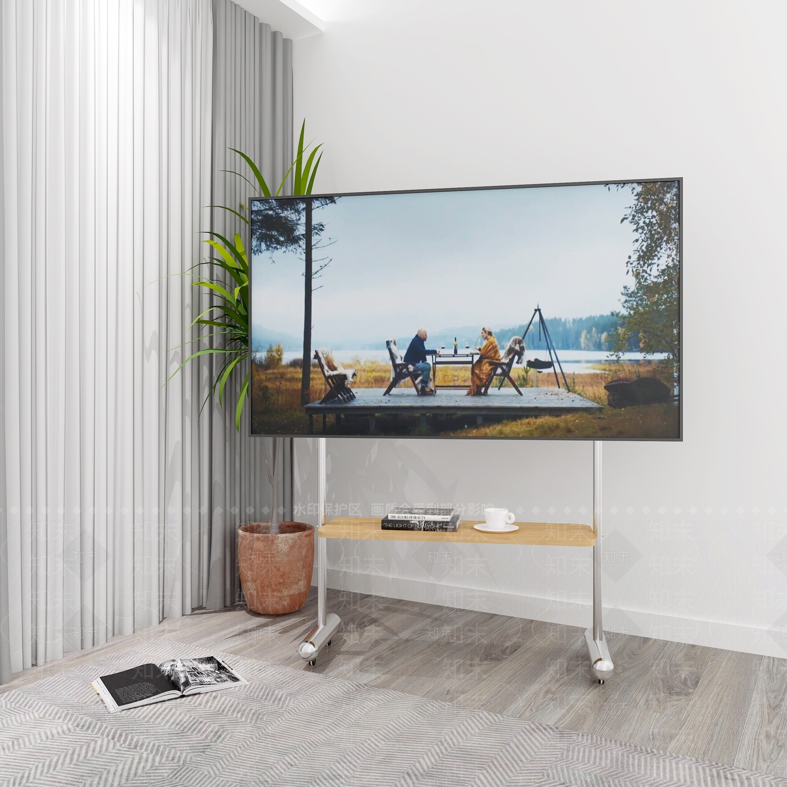 现代电视机架3D模型下载【ID:1129732796】