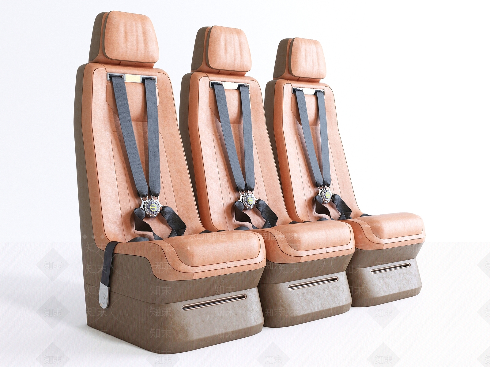 现代儿童汽车安全座椅3D模型下载【ID:1129740300】