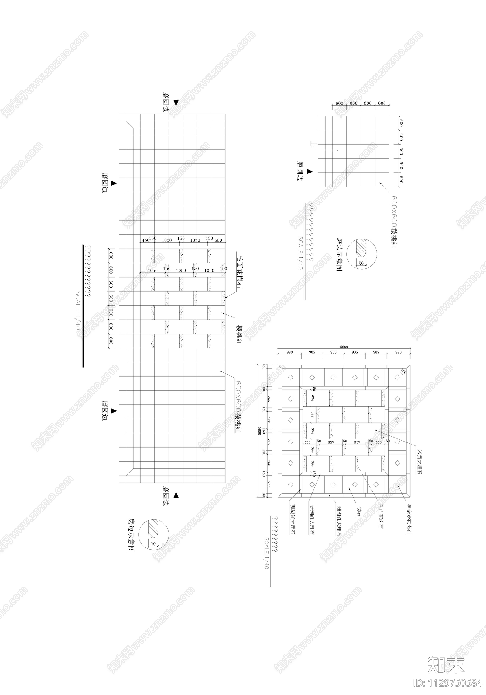 温泉会所cad施工图下载【ID:1129750584】