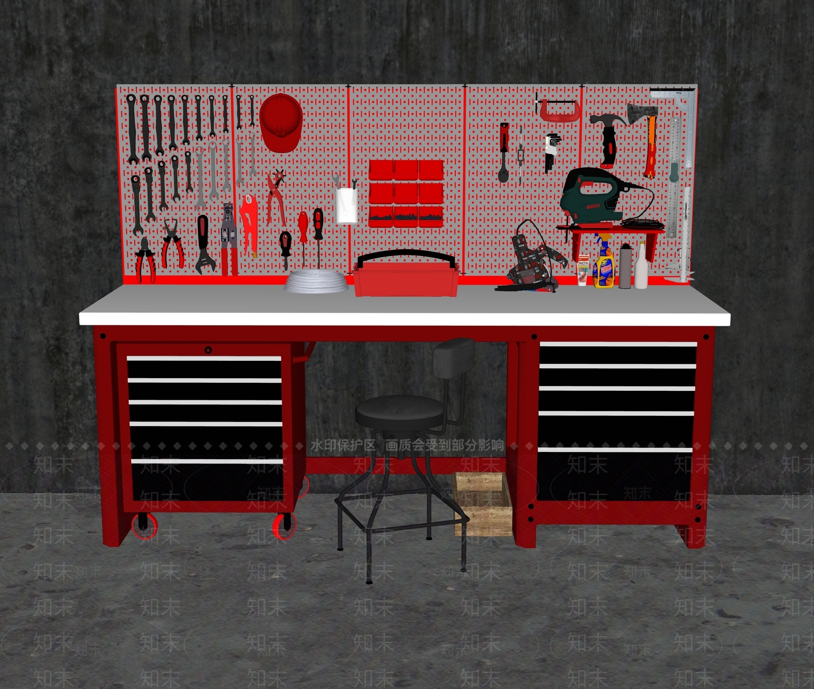 现代工具SU模型下载【ID:1129753735】