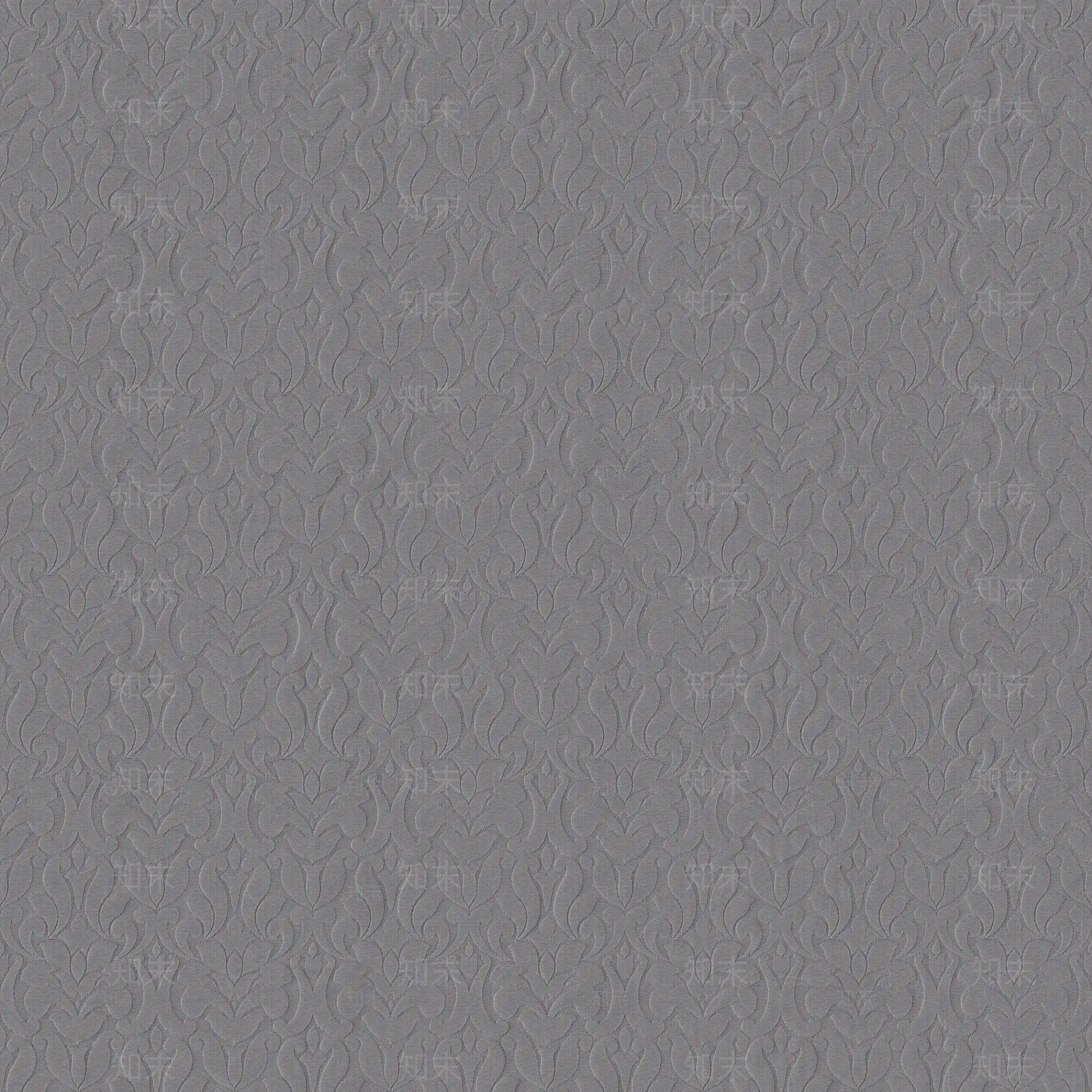 灰色丝绸大马士革墙纸贴图下载【ID:1129977518】
