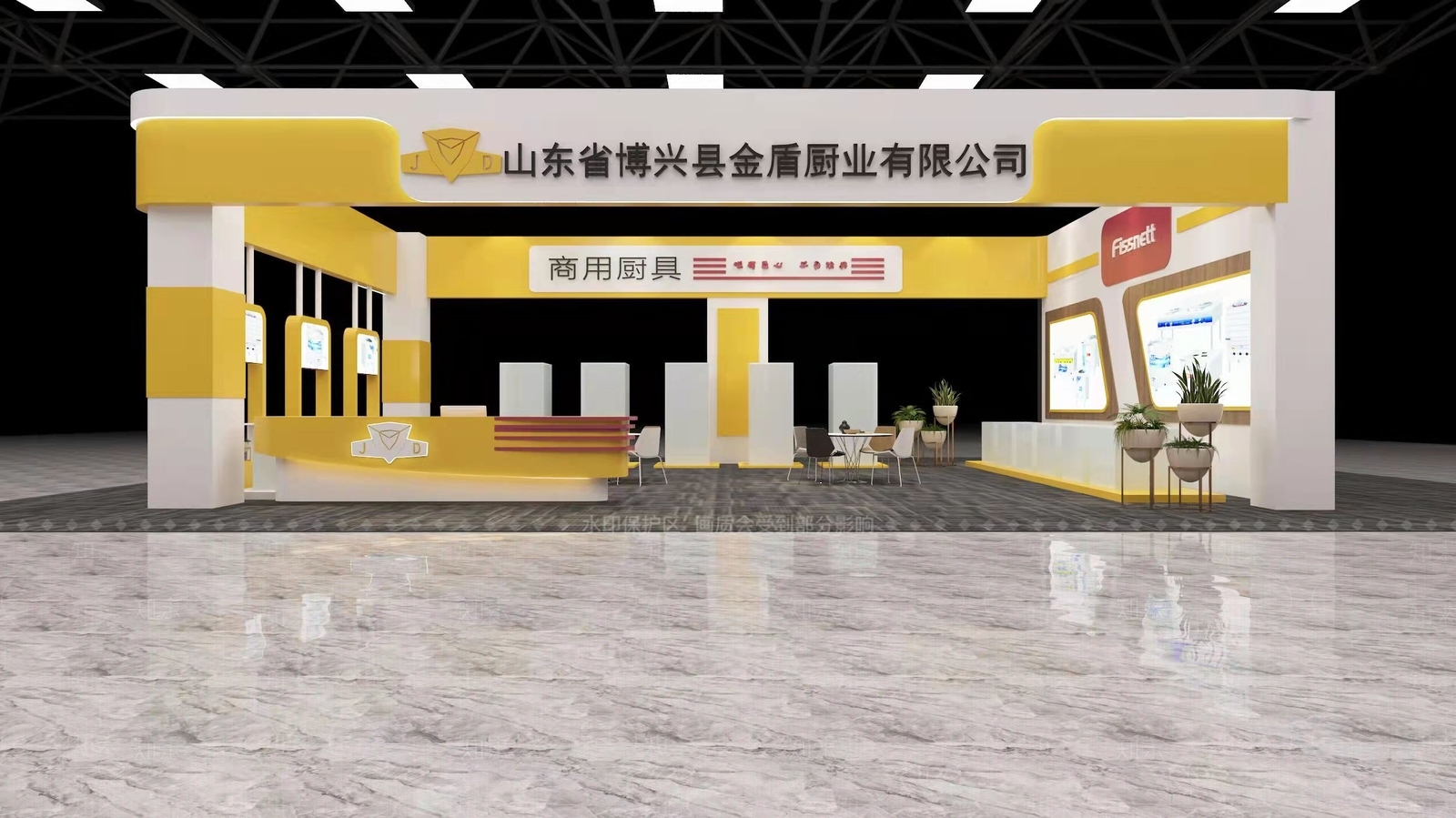 现代商场展区3D模型下载【ID:1129765701】