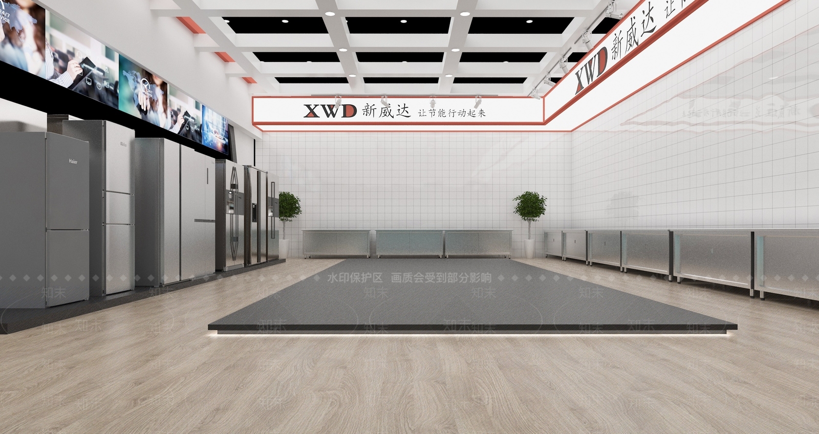 现代商场展区3D模型下载【ID:1129765978】