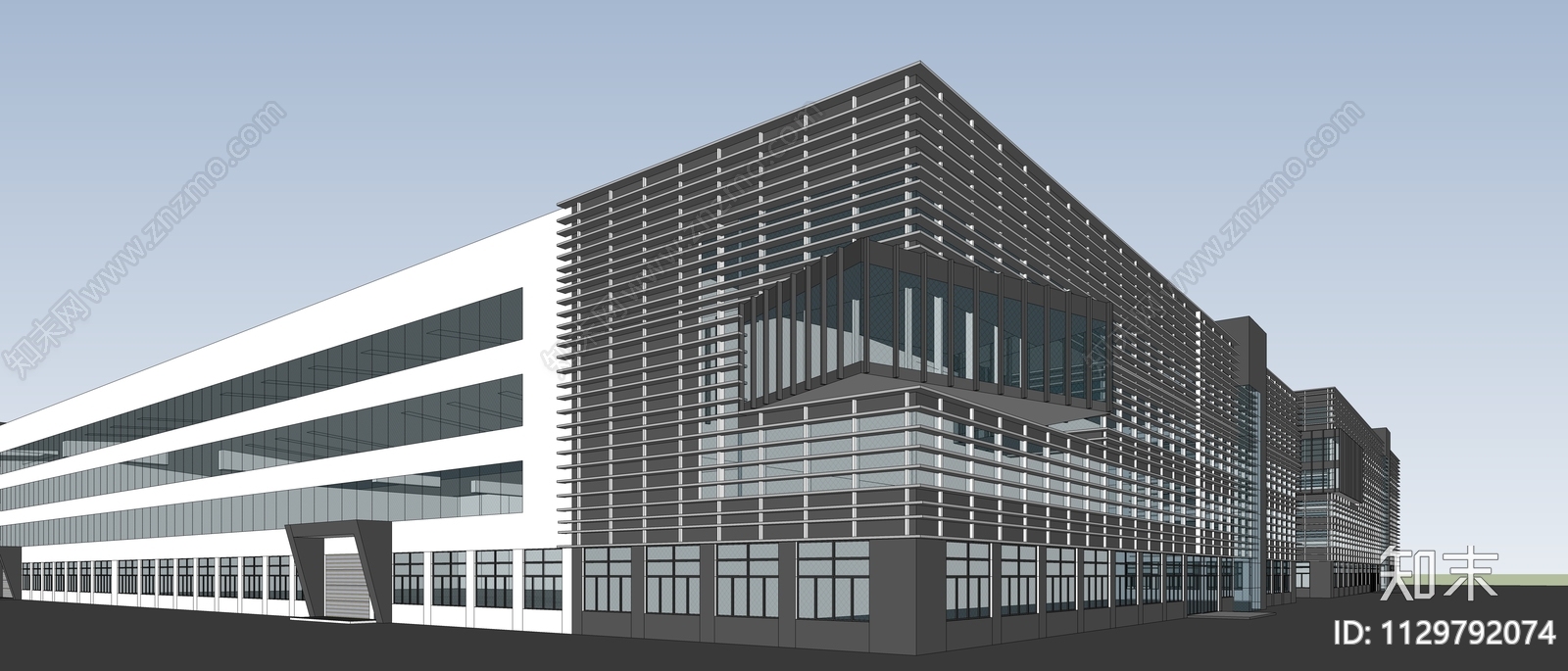 工业仓库改造SU模型下载【ID:1129792074】