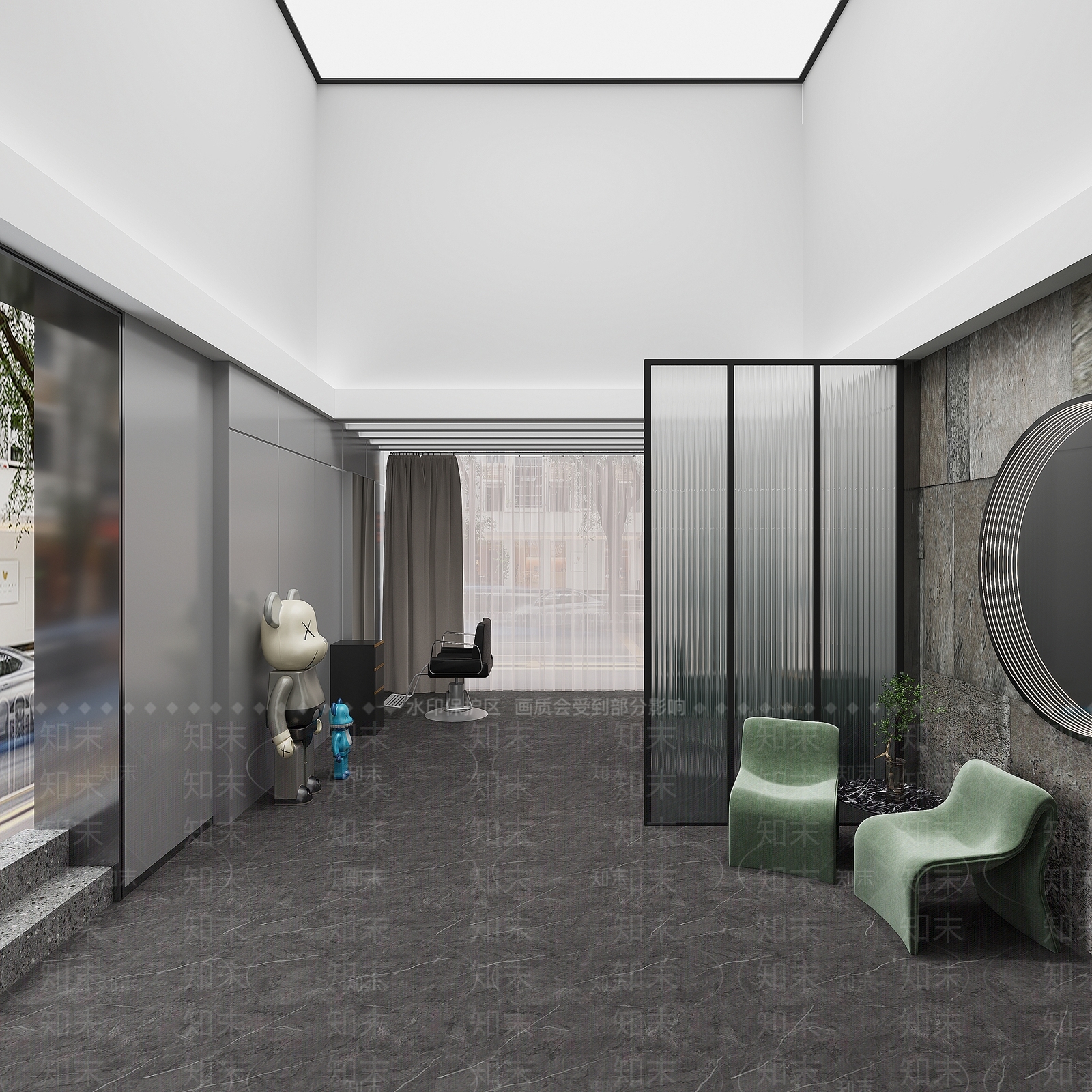 现代理发店3D模型下载【ID:1129798080】
