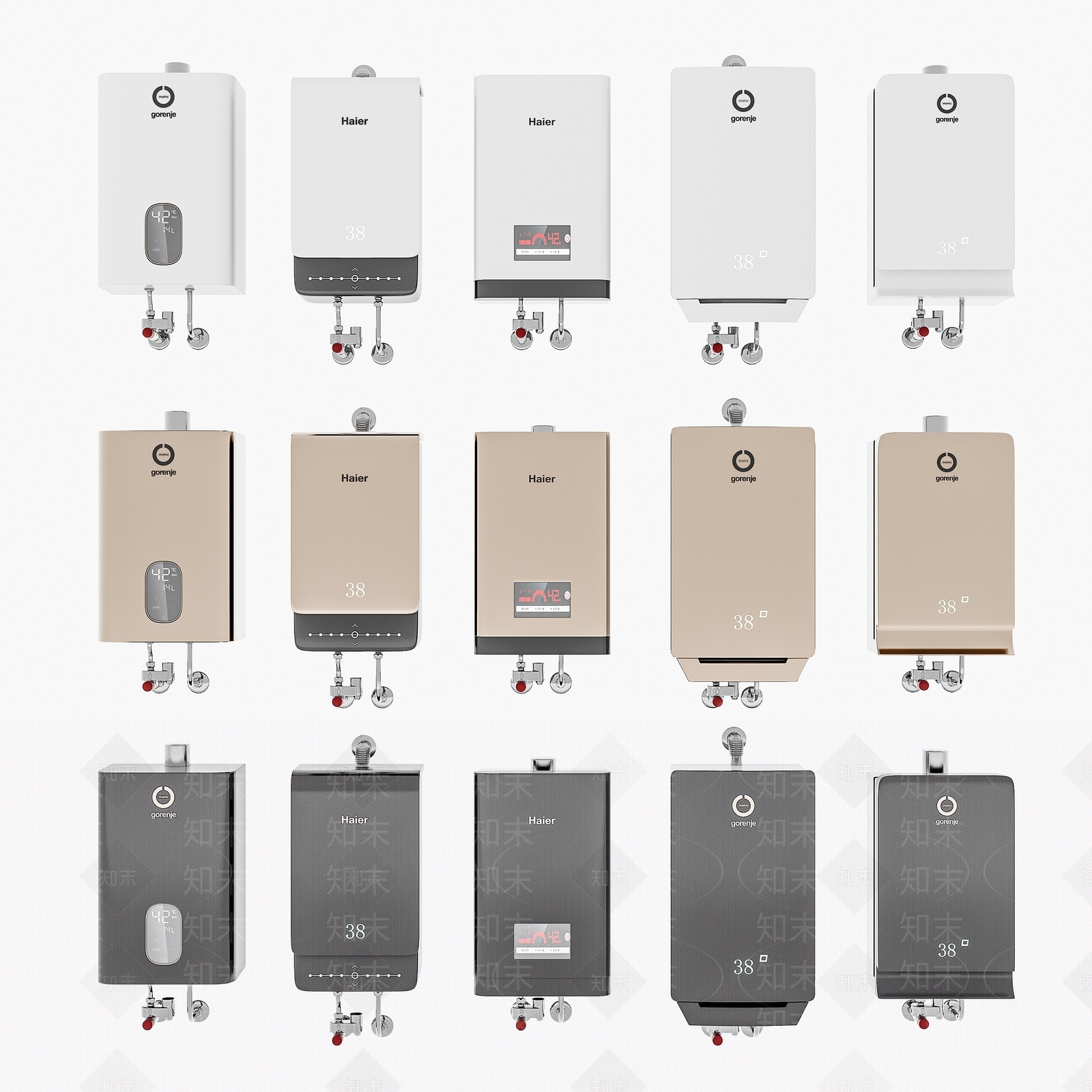 燃气热水器3D模型下载【ID:1129825667】