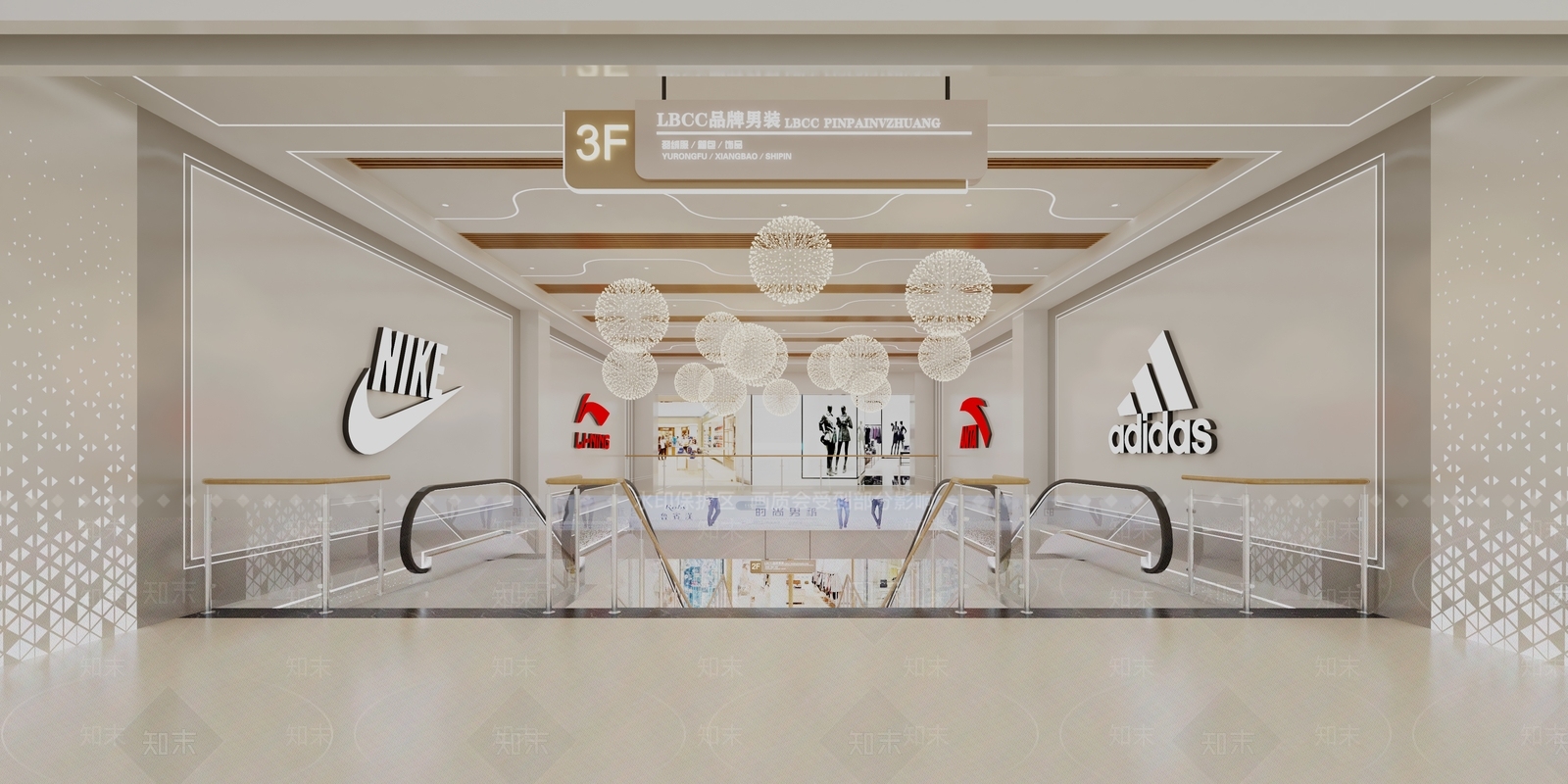 现代商场电梯3D模型下载【ID:1129839098】