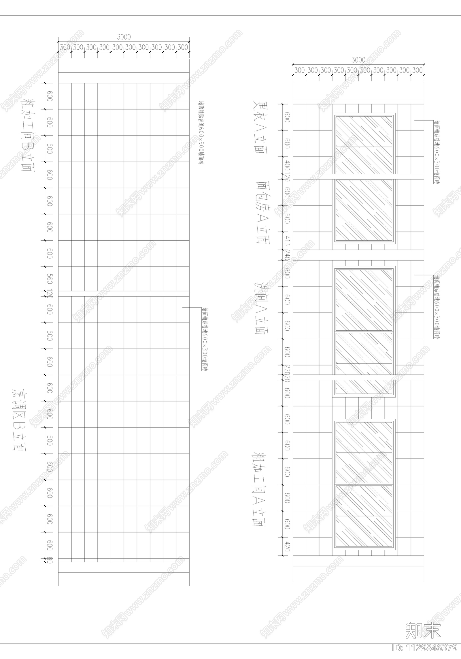 日丰面馆cad施工图下载【ID:1129846379】