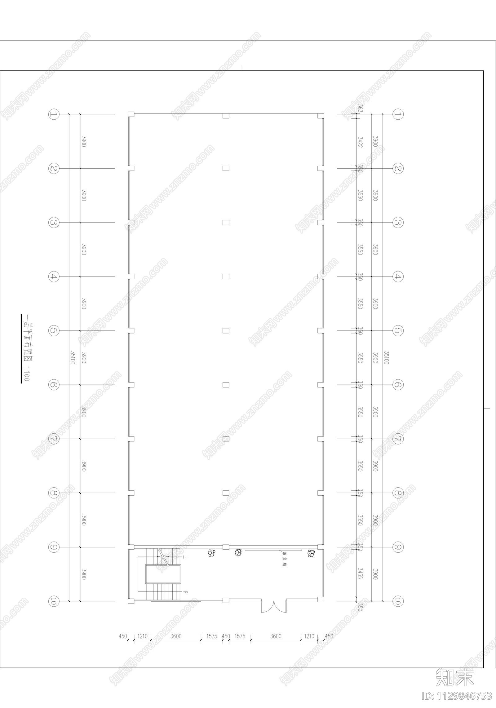 森太化工办公楼室内cad施工图下载【ID:1129846753】