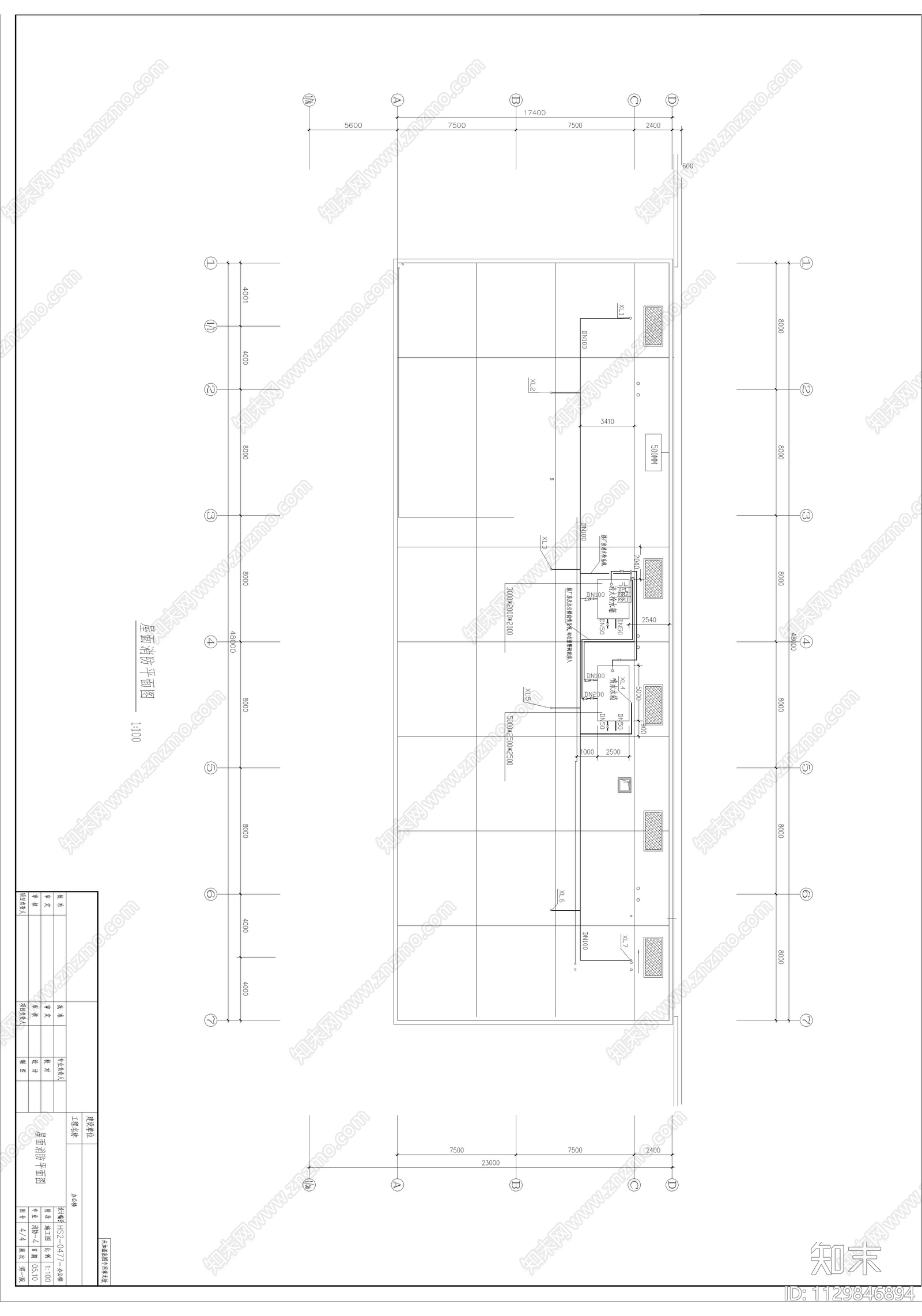 消防水全套cad施工图下载【ID:1129846894】