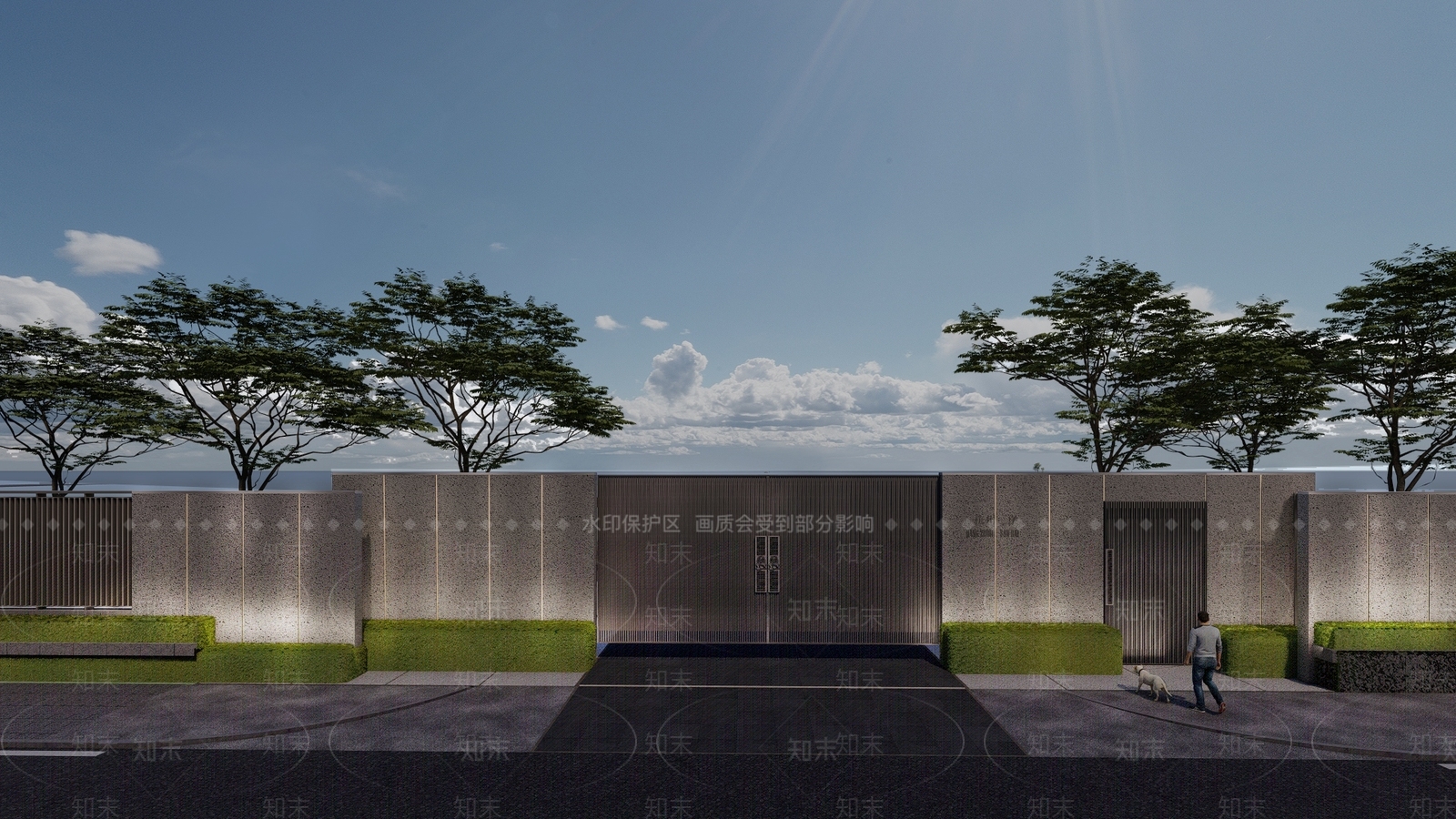 新中式次入口SU模型下载【ID:1129847222】